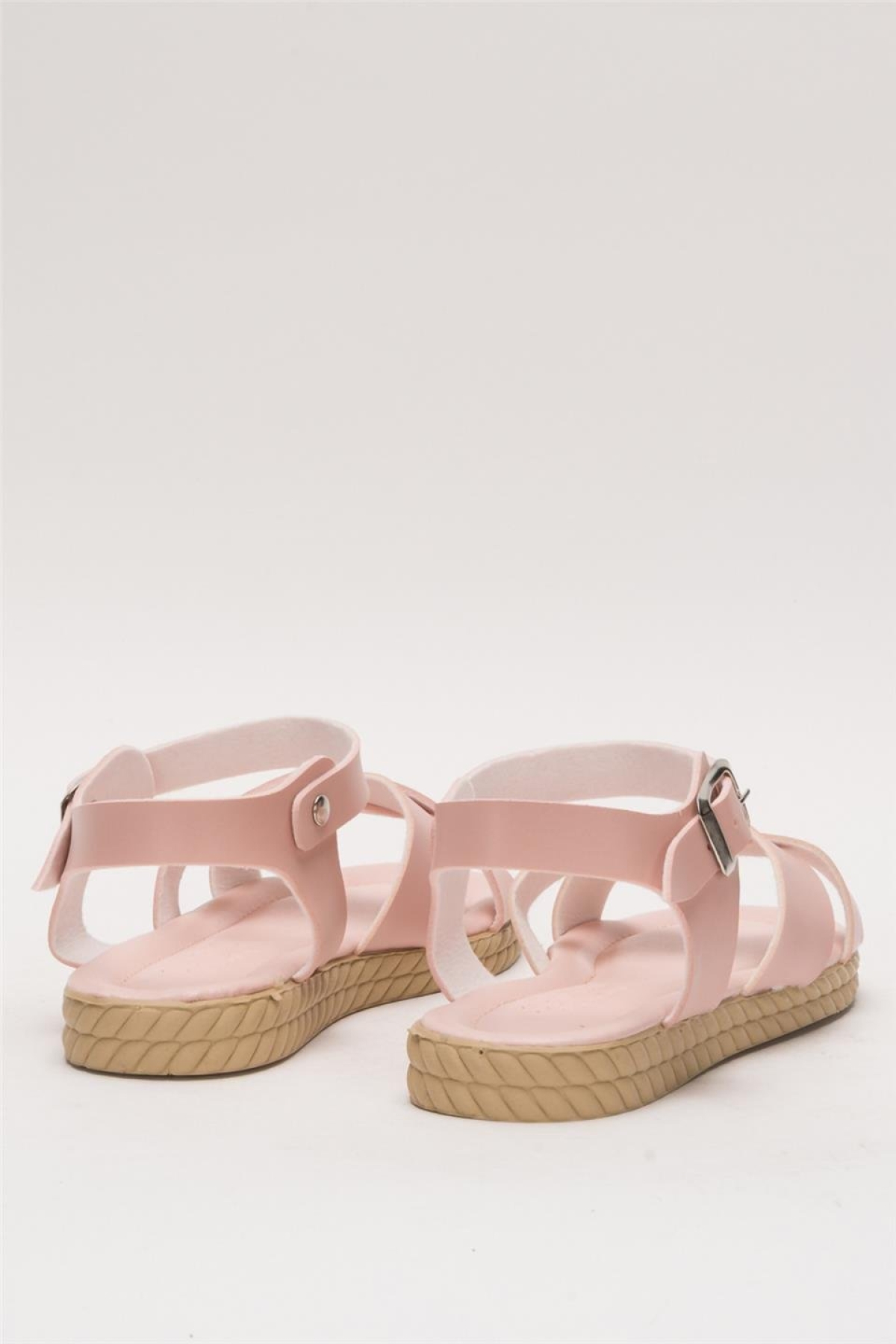 Günlük Şık Rahat Kadın Sandalet PUDRA - Görsel 5