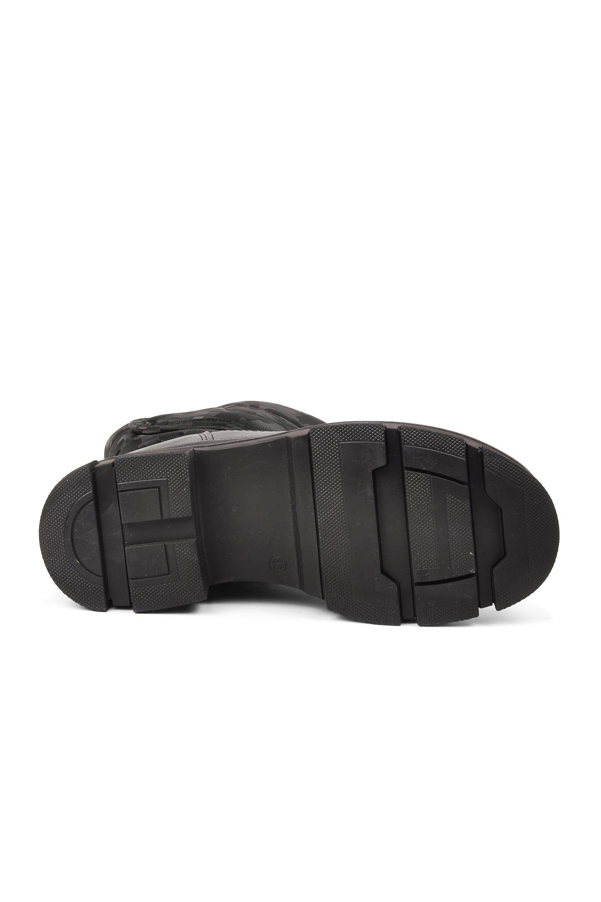 Siyah Çocuk Kar Botu - Görsel 6