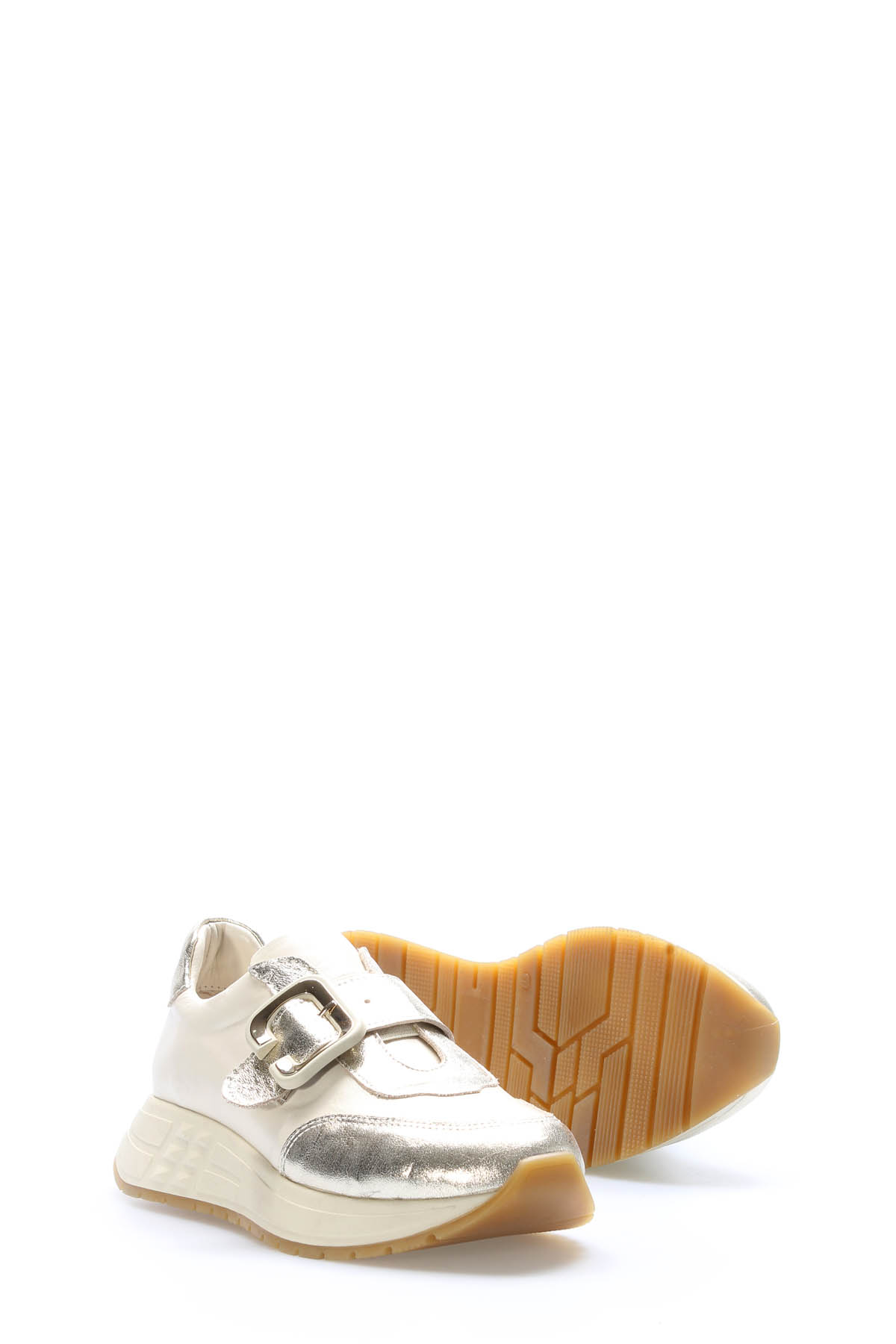 Hakiki Deri Kadın Casual Ayakkabı 010ZA8797 - Görsel 4