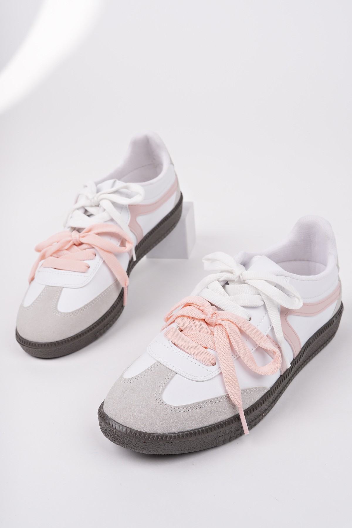 RETRO Çift Bağcıklı Günlük Kadın Sneaker Spor Ayakkabı - Görsel 2