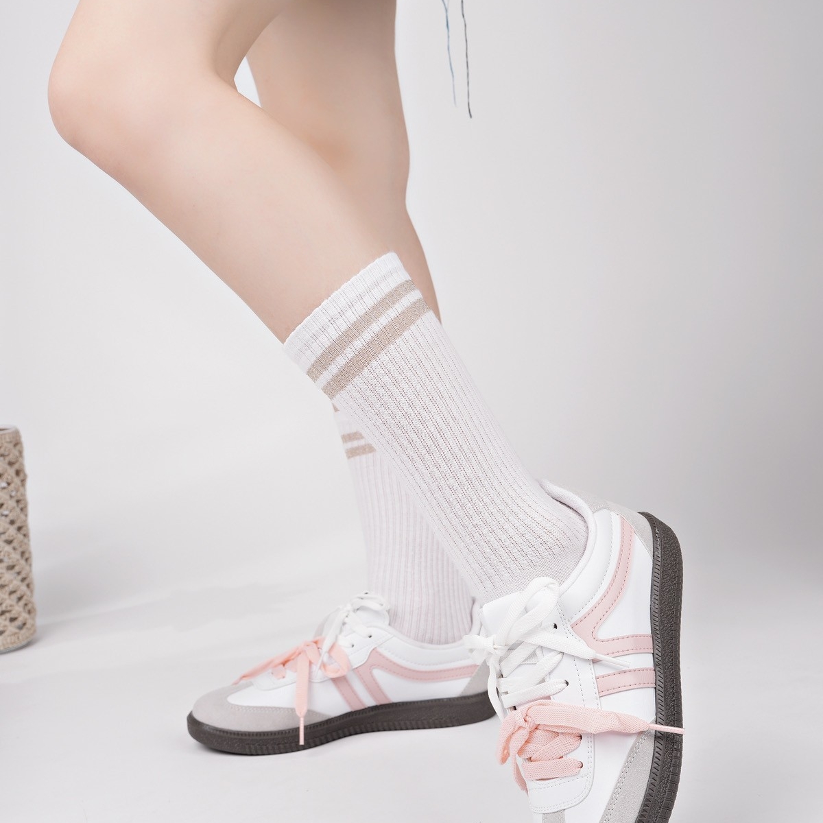 RETRO Çift Bağcıklı Günlük Kadın Sneaker Spor Ayakkabı - Görsel 9