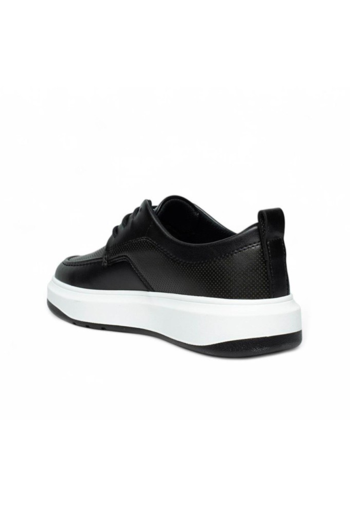 485.08-25 Deri Casual Erkek Ayakkabı Karayel Siyah-Beyaz - Görsel 4