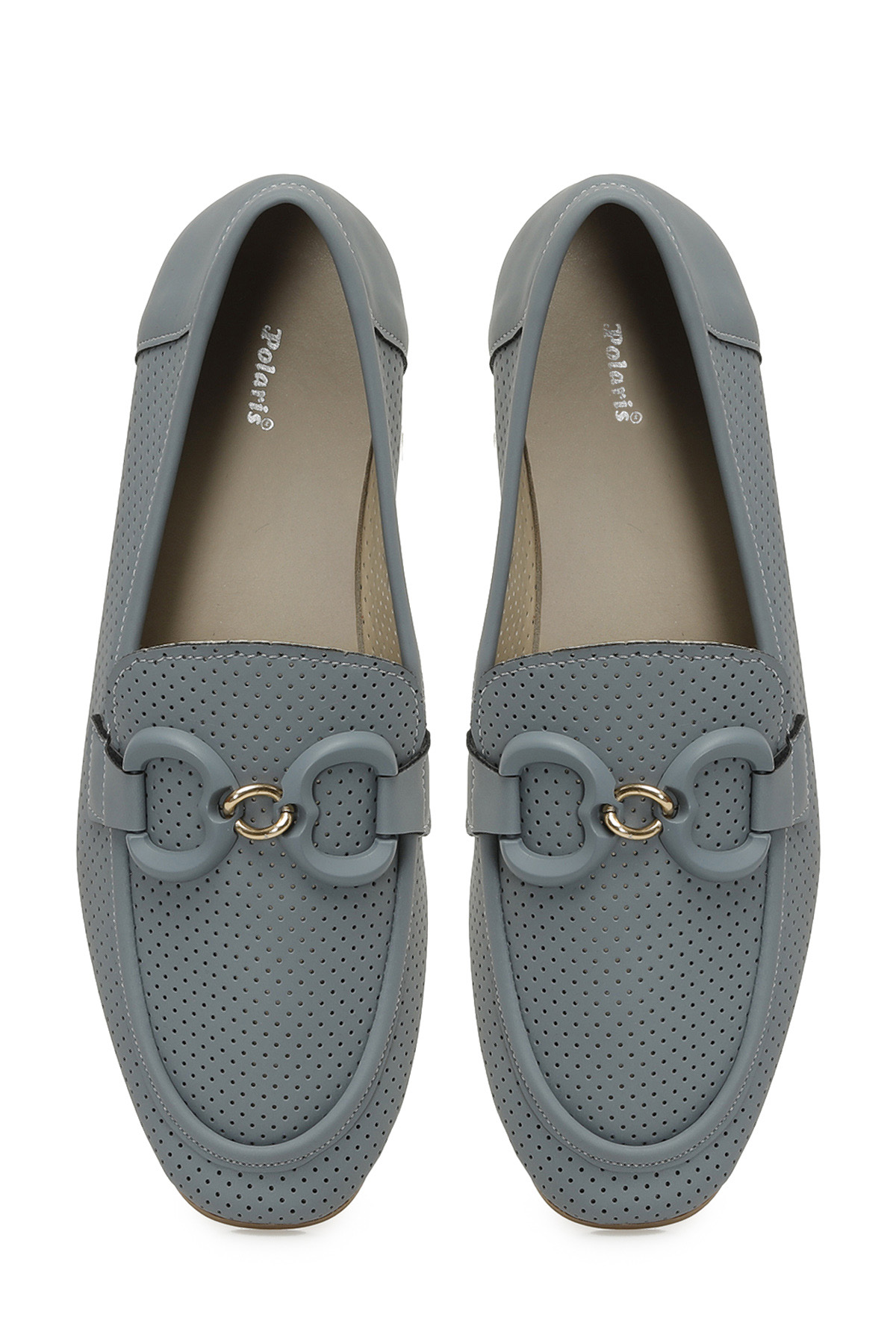 325010T.Z 5FX Mavi Kadın Loafer - Görsel 5