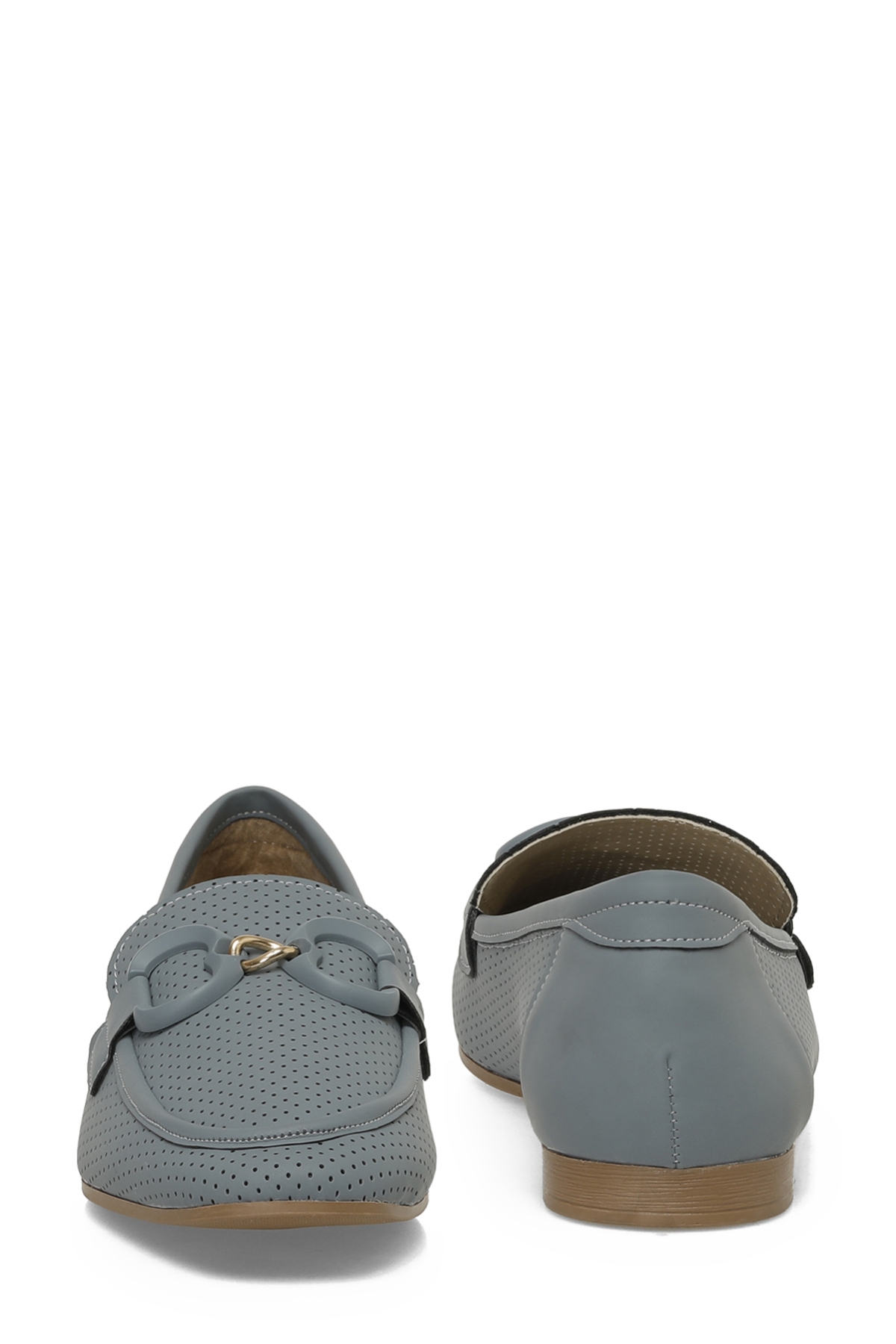 325010T.Z 5FX Mavi Kadın Loafer - Görsel 6