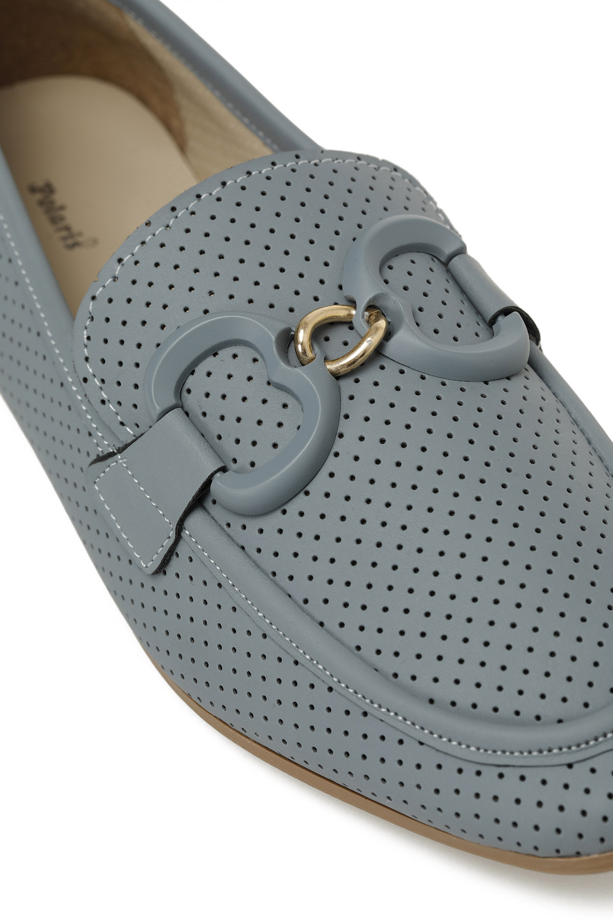 325010T.Z 5FX Mavi Kadın Loafer - Görsel 8