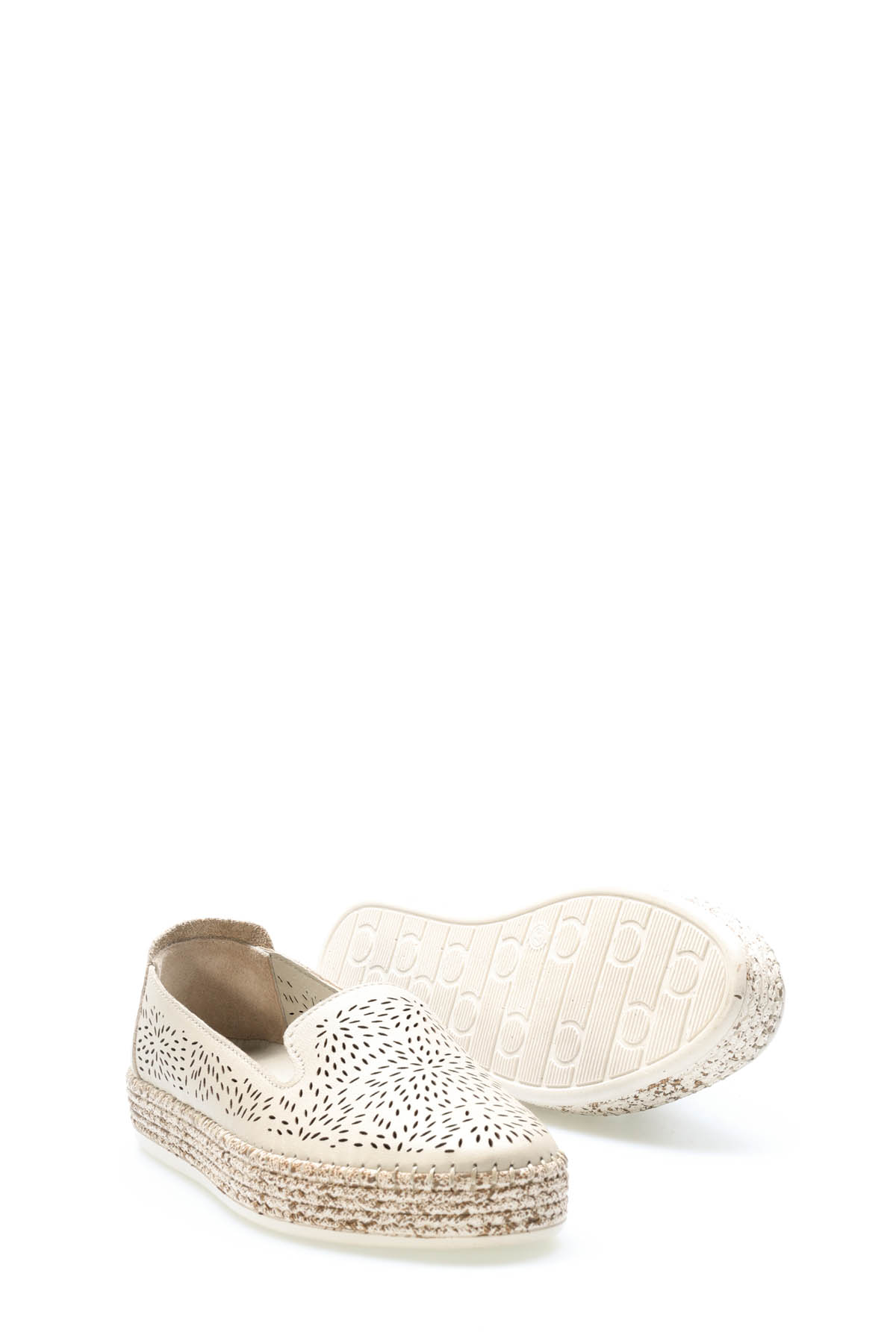 Hakiki Deri Kadın Casual Ayakkabı 139ZA200-1 - Görsel 4