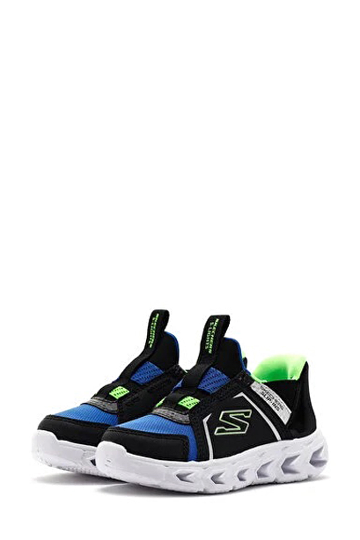 Skechers Skechers HYPNO-FLASH 2.0 Siyah Erkek Çocuk Sneaker | Flo Siyah - 3. görsel