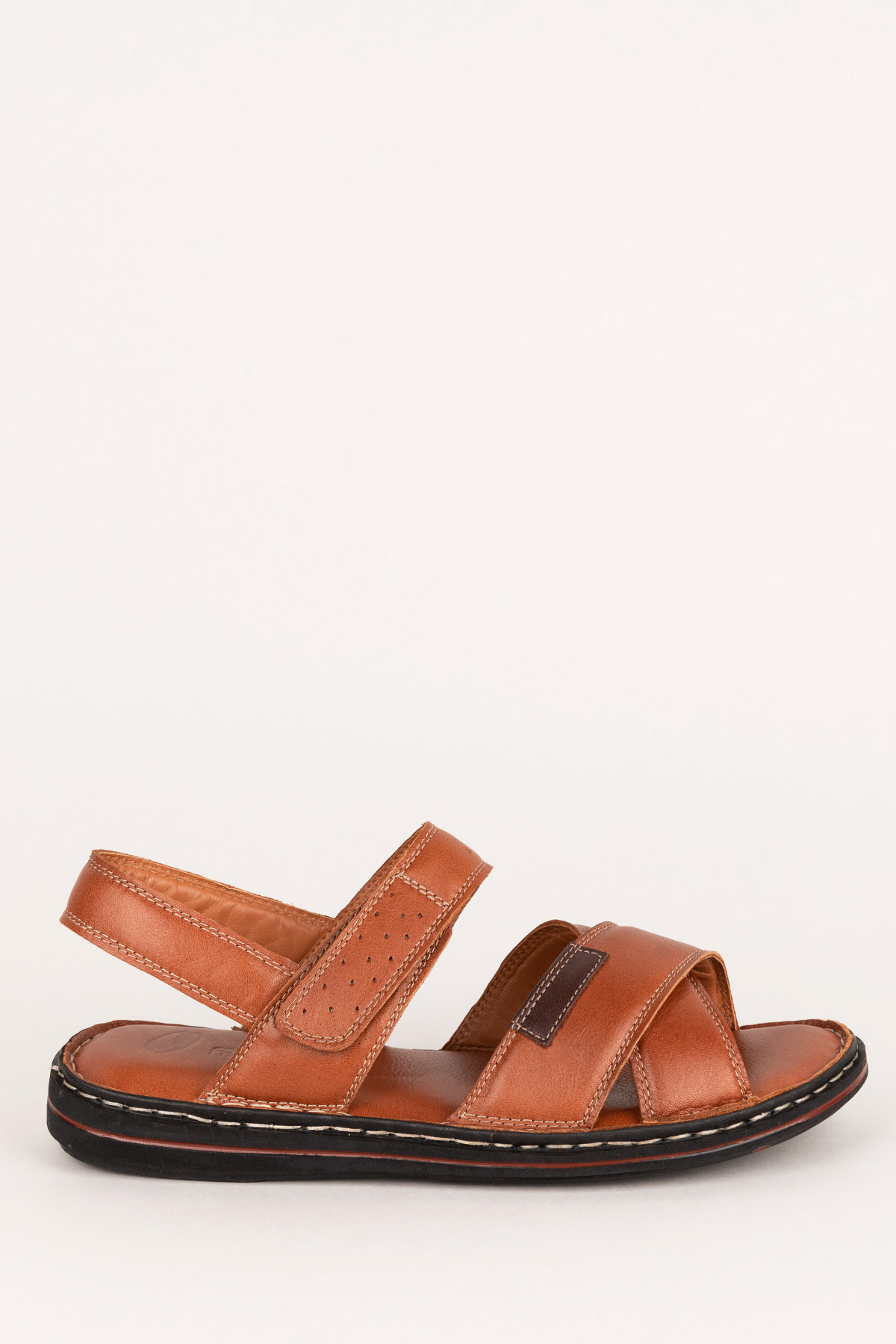 Gondol Hakiki Deri Anatomik Taban Erkek Sandalet kml.119 - Görsel 4