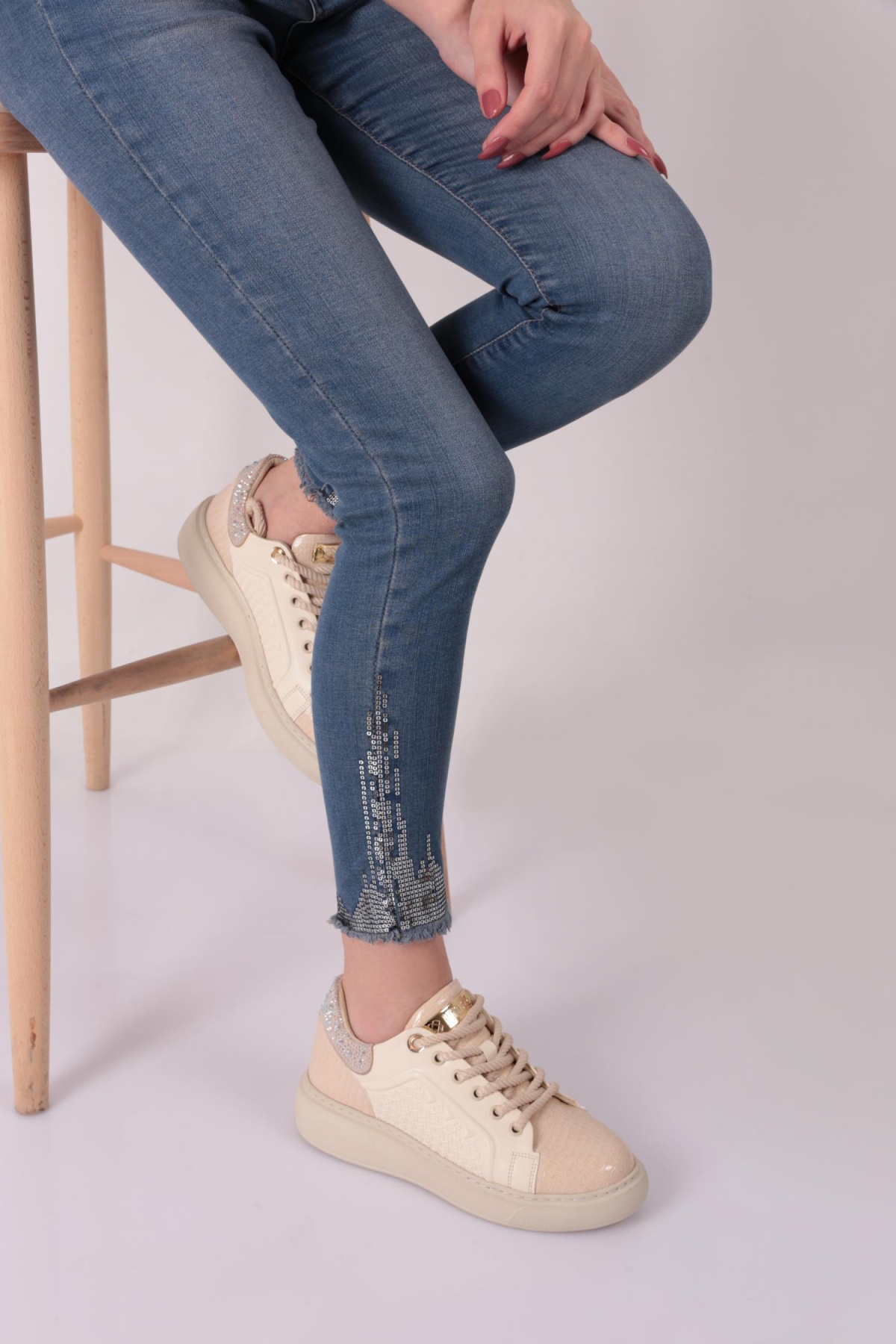 B3000 Kadin Sneakers Ayakkabi - Görsel 6