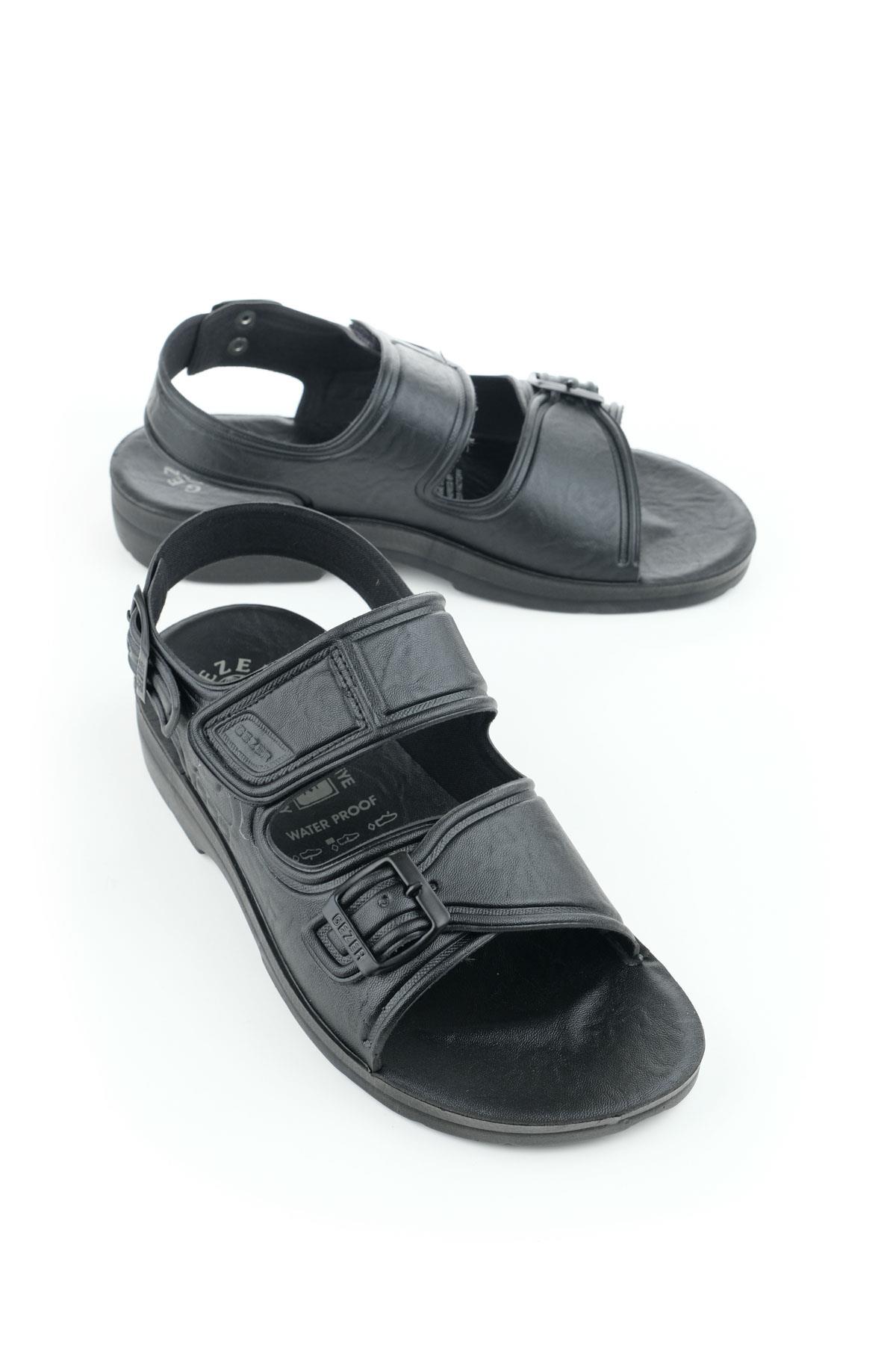 04003 Erkek Ortopedik Hac Umre Günlük Sandalet - Görsel 2