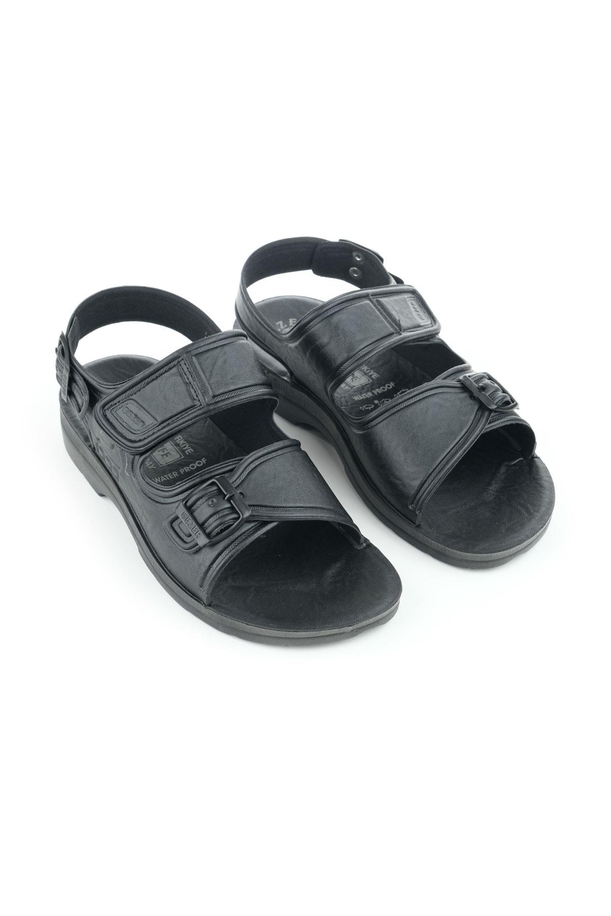 04003 Erkek Ortopedik Hac Umre Günlük Sandalet - Görsel 4