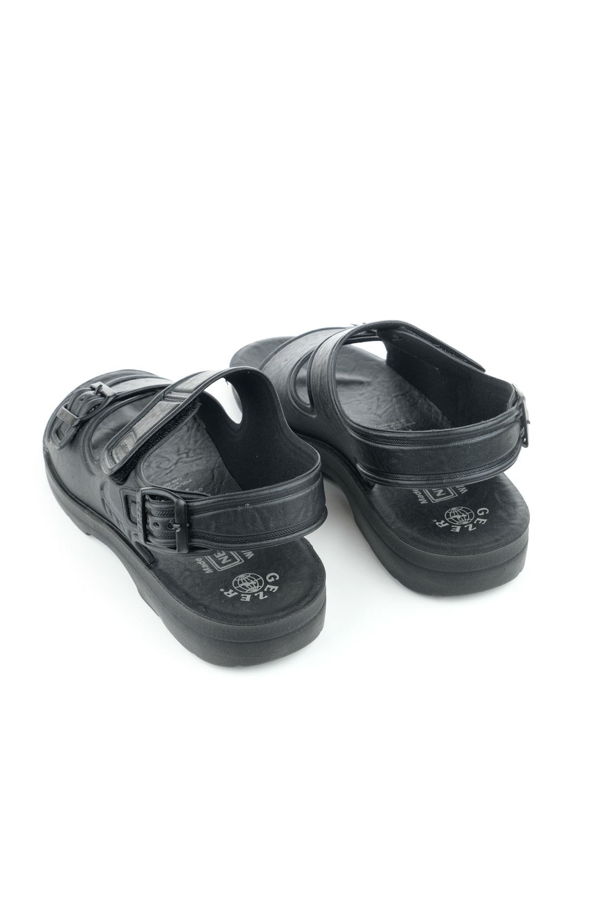 04003 Erkek Ortopedik Hac Umre Günlük Sandalet - Görsel 5