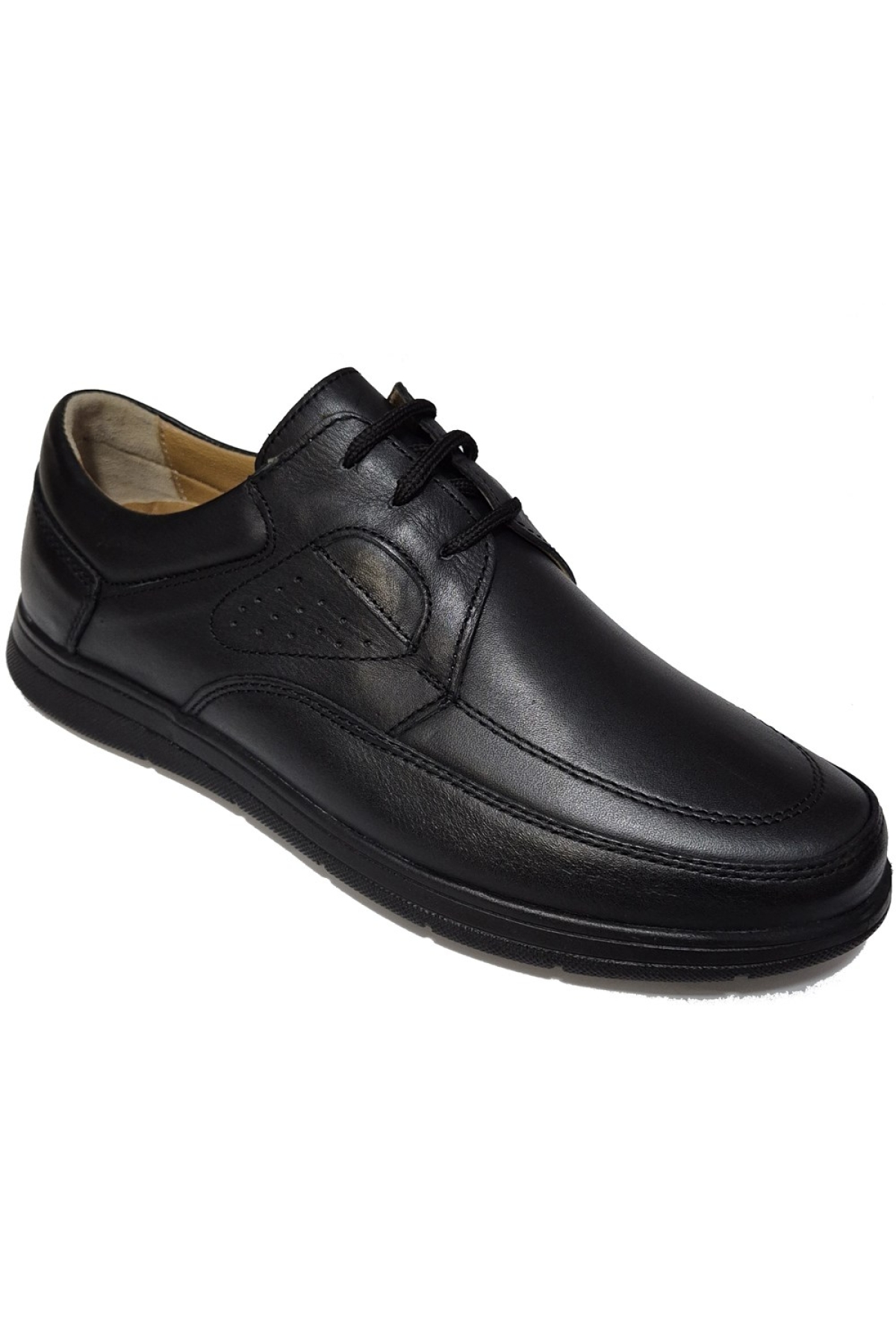 Bağlı Kat Deri Dikişli Model Günlük Konfor Ayakkabı AY-971-Y - Görsel 3