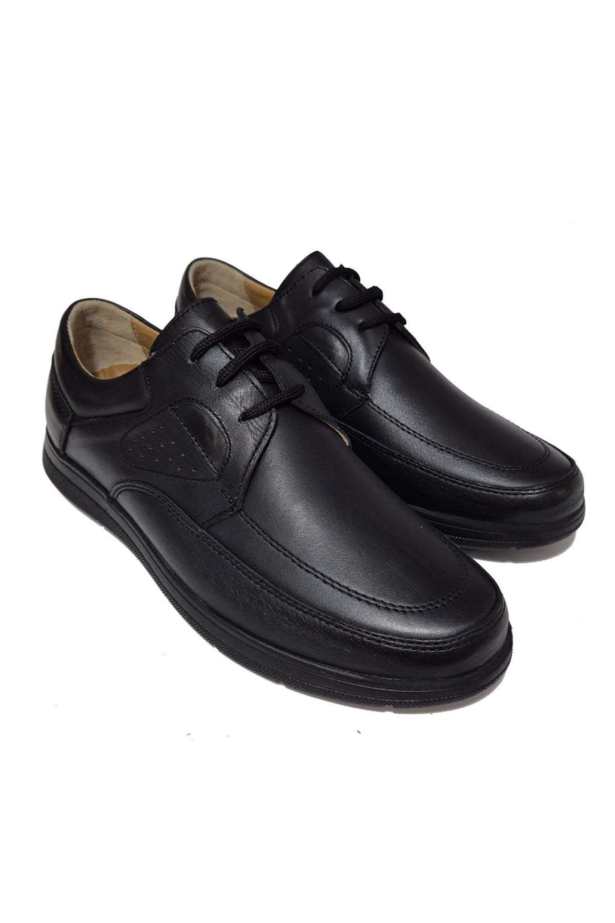 Bağlı Kat Deri Dikişli Model Günlük Konfor Ayakkabı AY-971-Y - Görsel 4