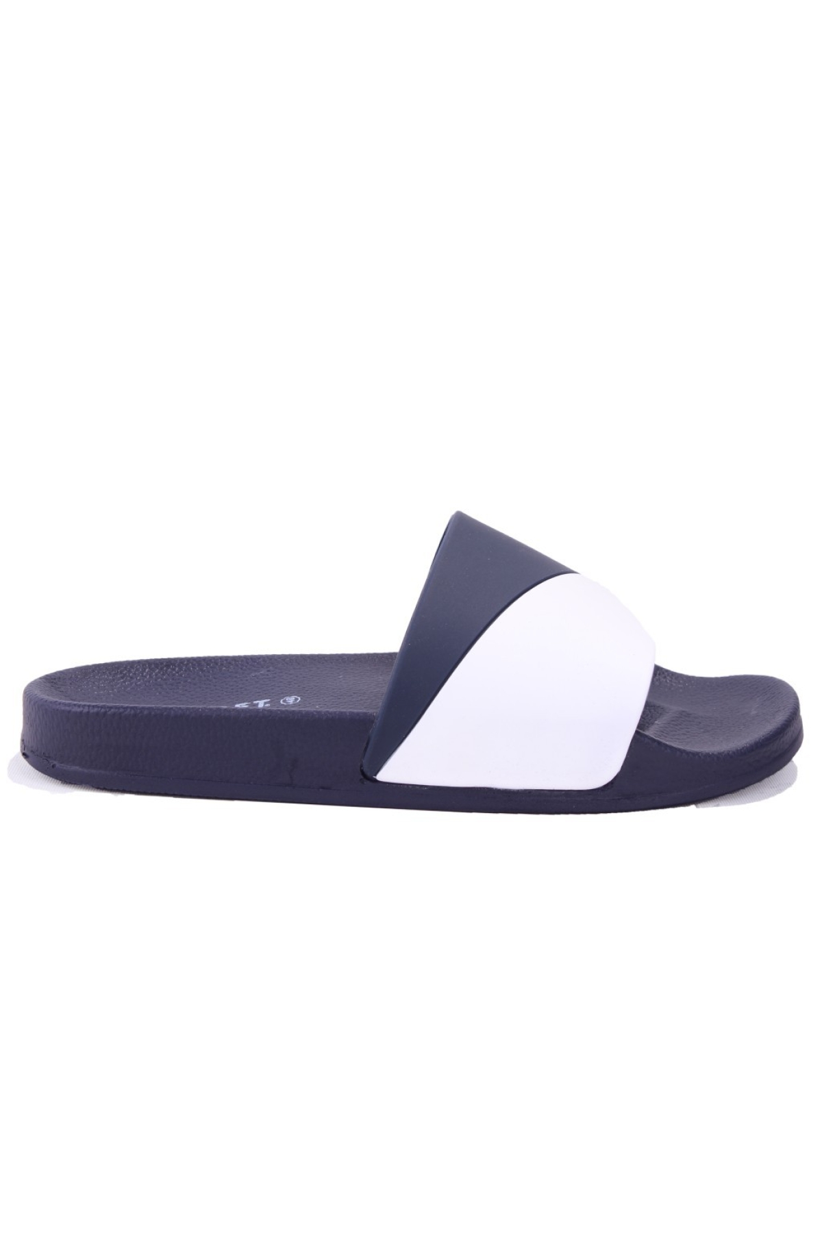 S263071 Lacivert Beyaz Günlük Ortopedik Erkek Spor Terlik - Görsel 3