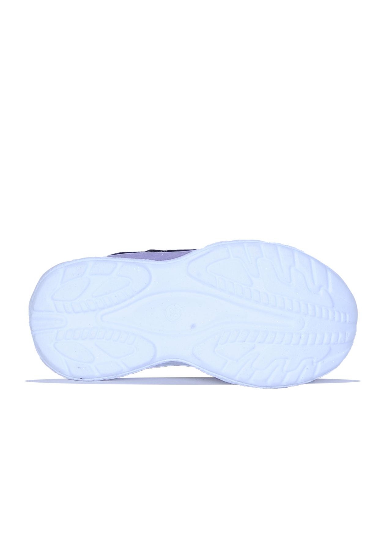 125 Toom Siyah Simli Kız Çocuk Spor Ayakkabı - Görsel 4