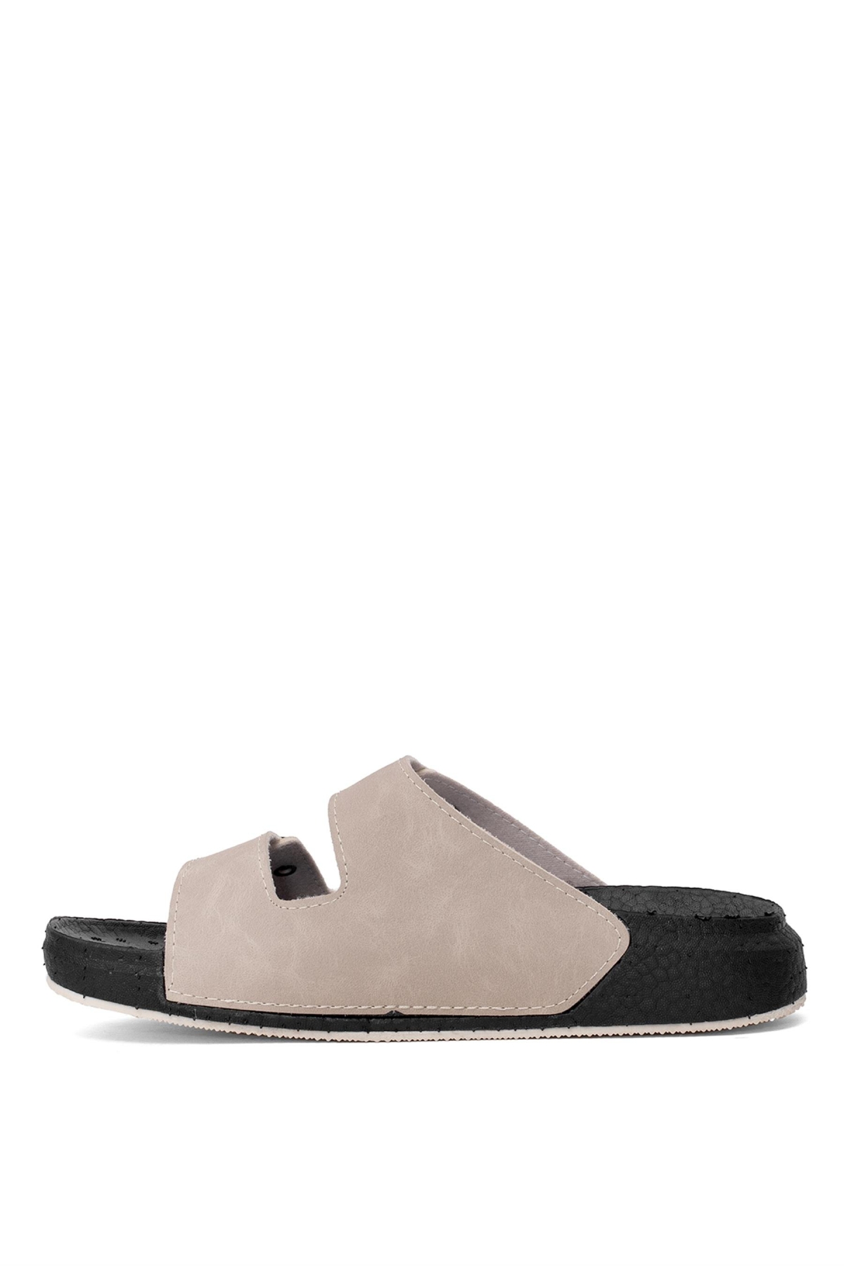 PC-7410 Kadın Düz Terlik Krem - Görsel 4