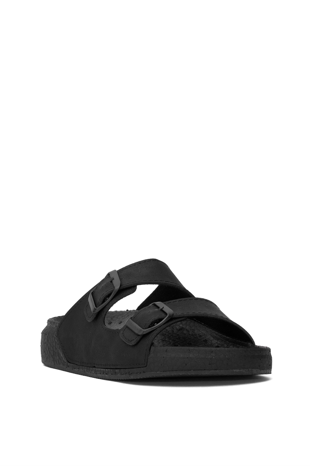 PC-7410 Kadın Düz Terlik Siyah - Görsel 3