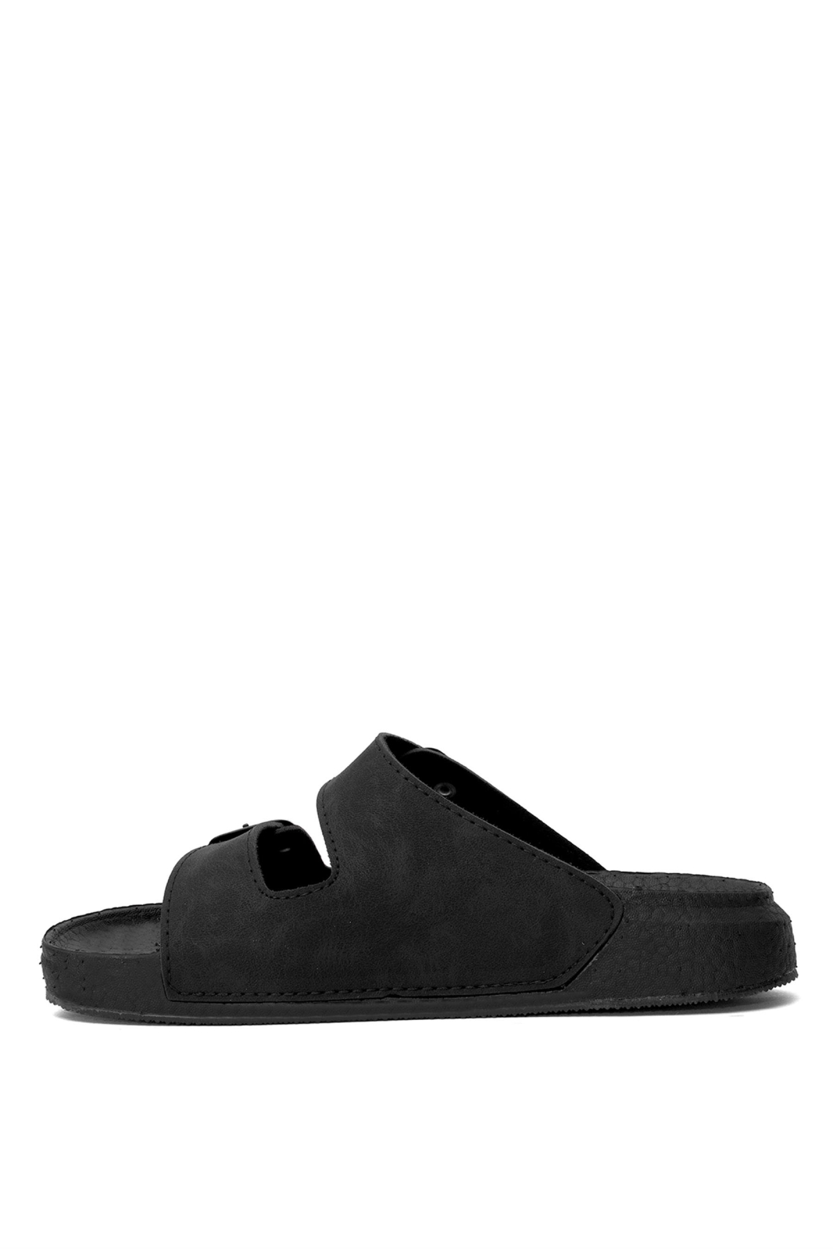 PC-7410 Kadın Düz Terlik Siyah - Görsel 4