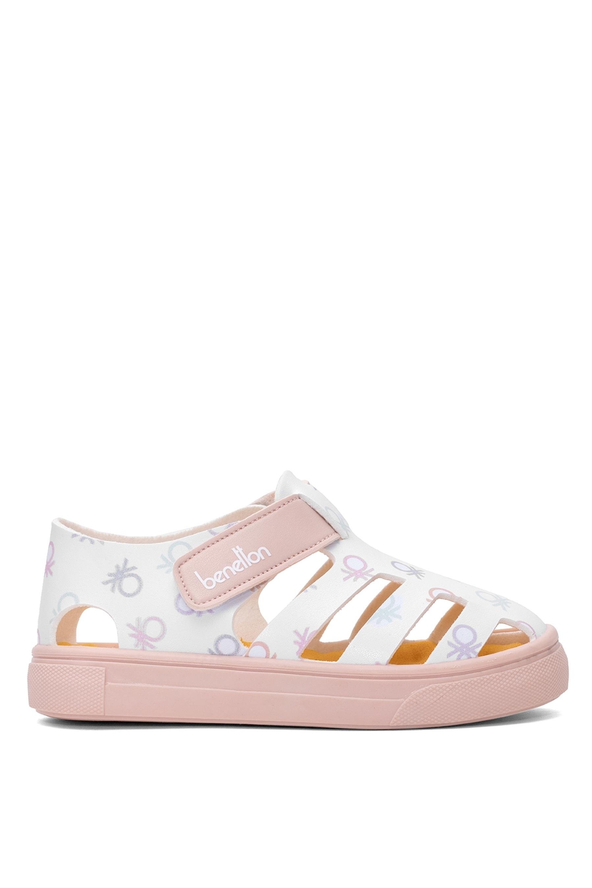BN-1411 Patik Kız Çocuk Düz Sandalet Pudra - Görsel 2