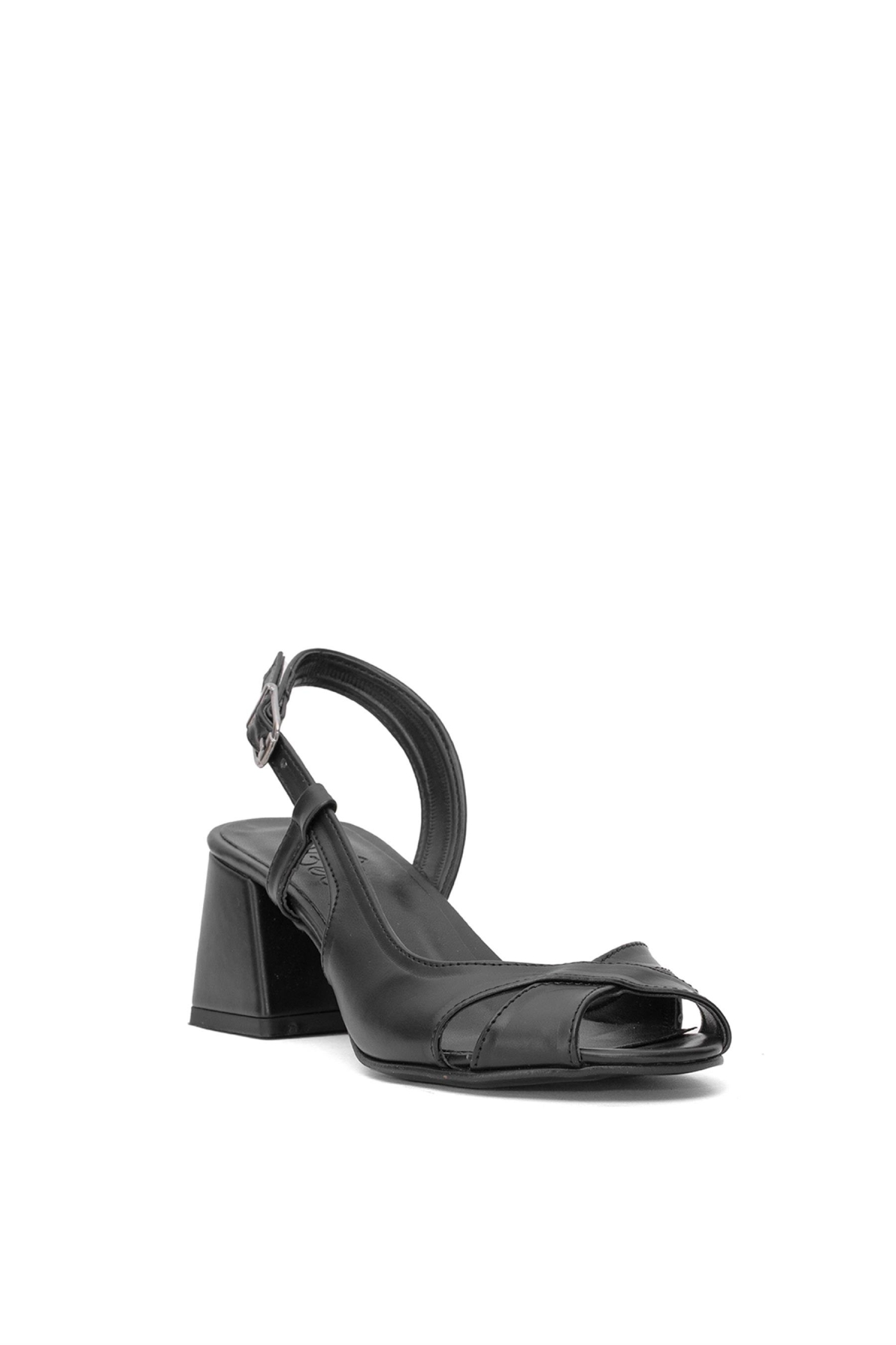 25BY25.958C Kadın Klasik Topuklu Ayakkabı Siyah - Görsel 3