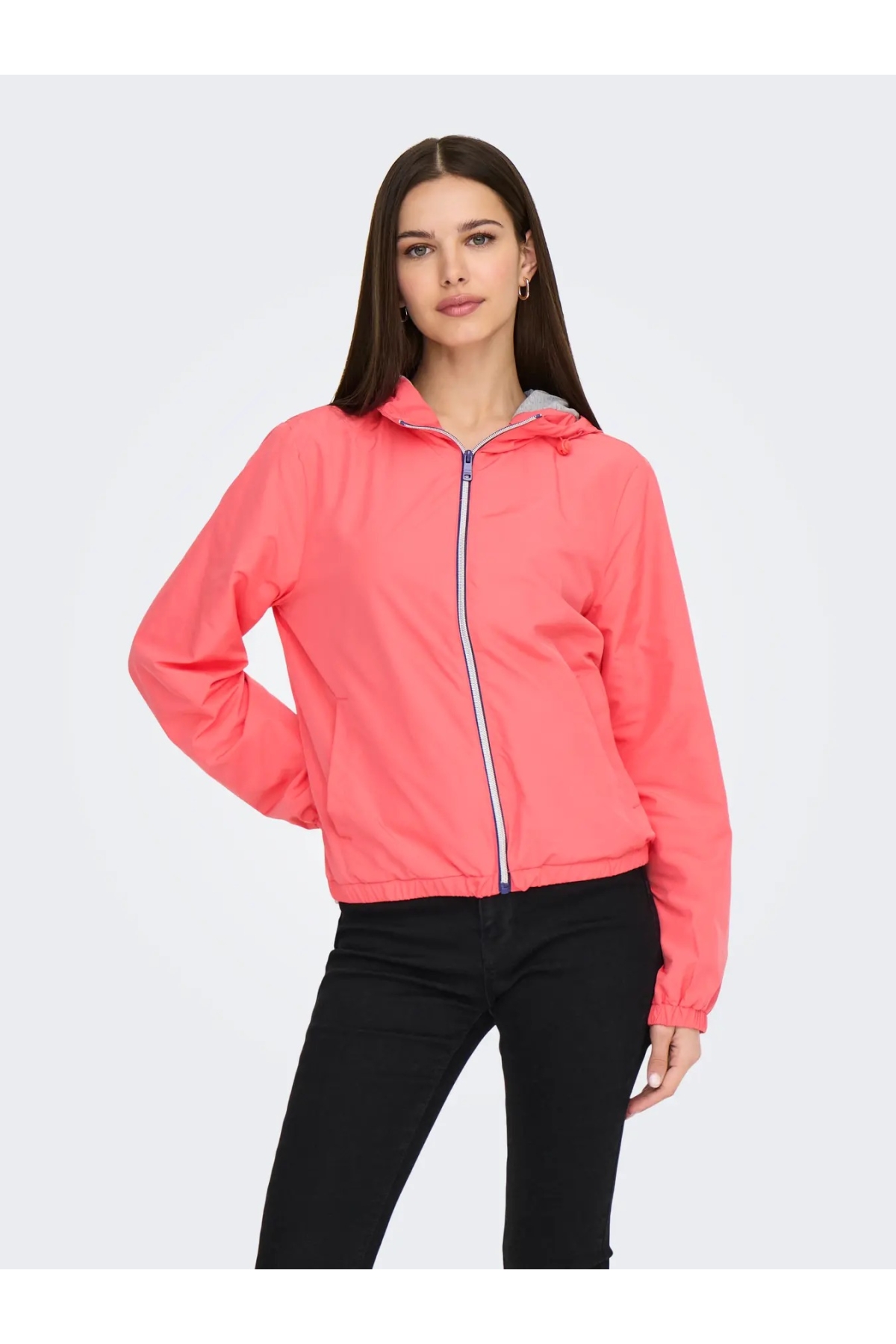 Only Taş Kadın Kapüşonlu Mont ONLNEWSTARLINE SPRING JACKET CC OTW - Fiyat