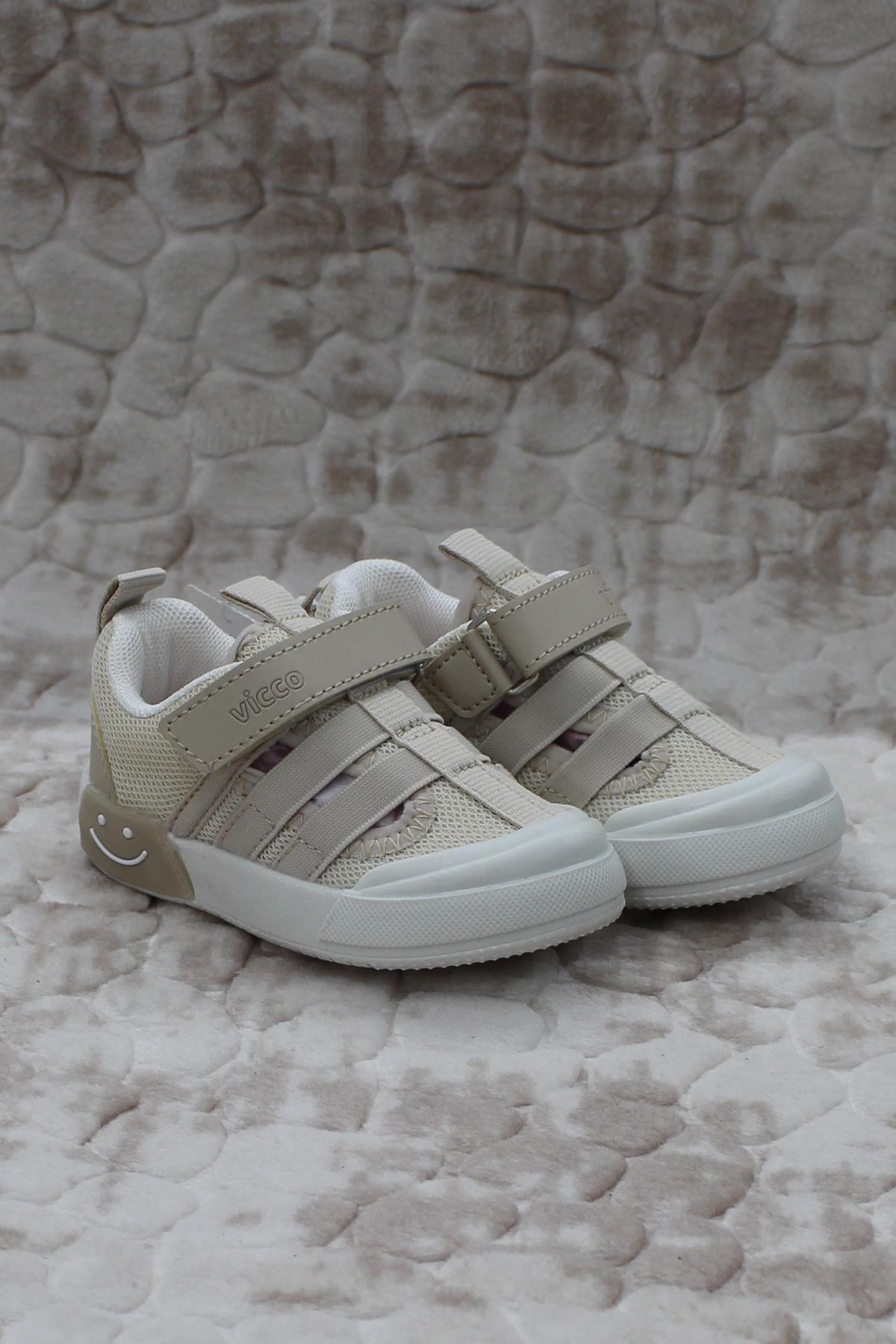 Vicco Vicco 346.B24Y.145 Momo Bej Keten Işıklı Erkek Çocuk Ayakkabı Flo'da! Bej - 2. görsel