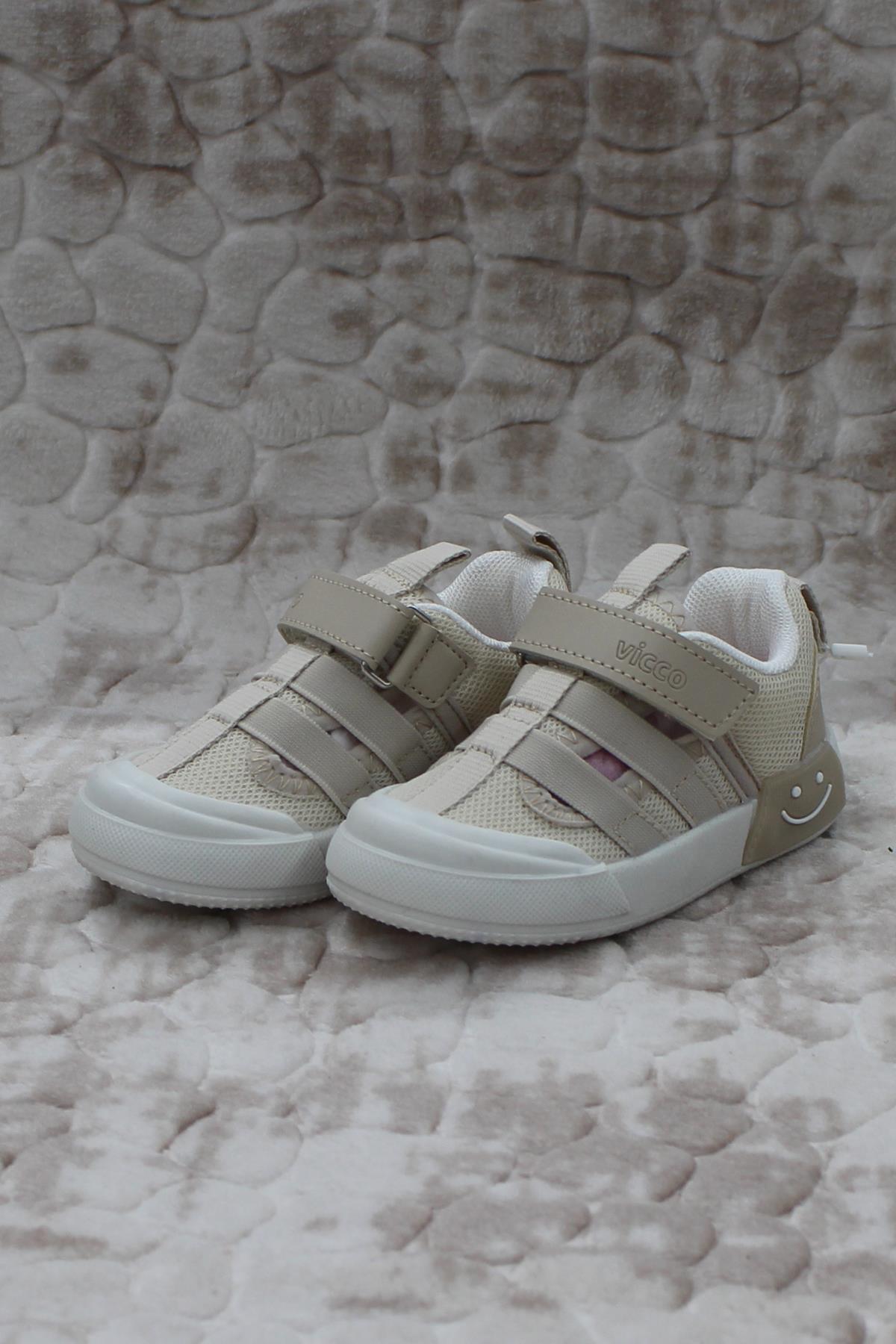 Vicco Vicco 346.B24Y.145 Momo Bej Keten Işıklı Erkek Çocuk Ayakkabı Flo'da! Bej - 3. görsel