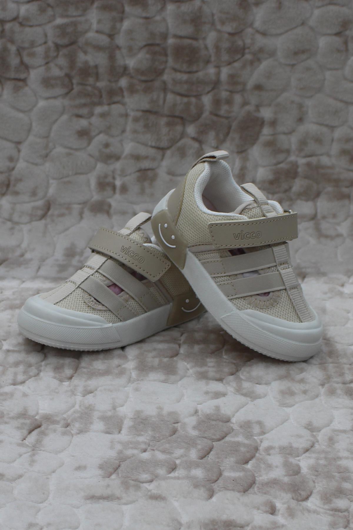 Vicco Vicco 346.B24Y.145 Momo Bej Keten Işıklı Erkek Çocuk Ayakkabı Flo'da! Bej - 5. görsel