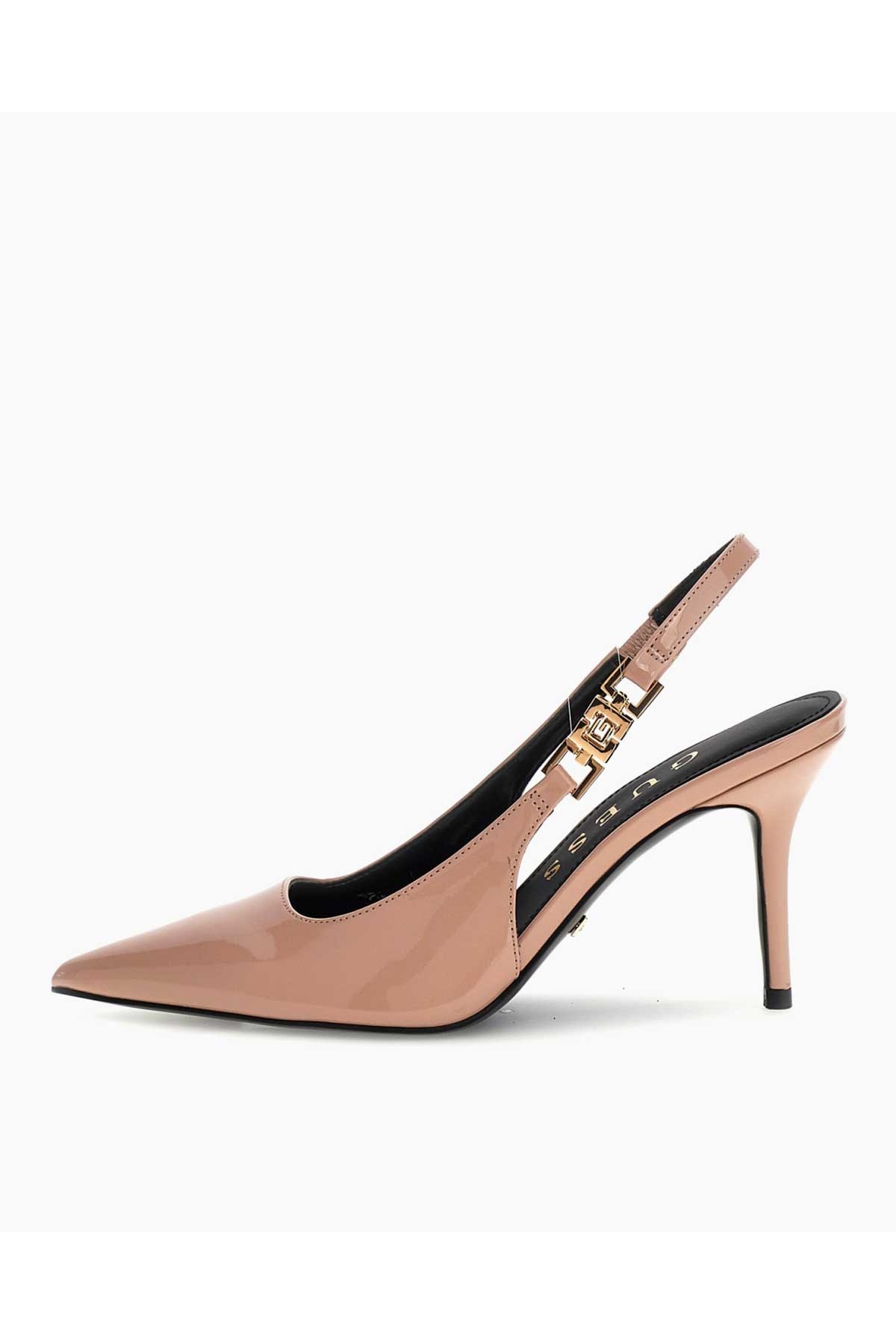 Nassha Rugan Logo Detaylı Topuklu Stiletto - Görsel 3