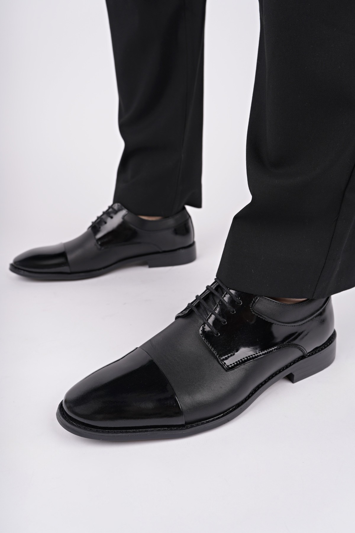 MİTKOV Hakiki Deri Klasik Günlük Ortopedik Bağcıklı Erkek Ayakkabı - Görsel 8