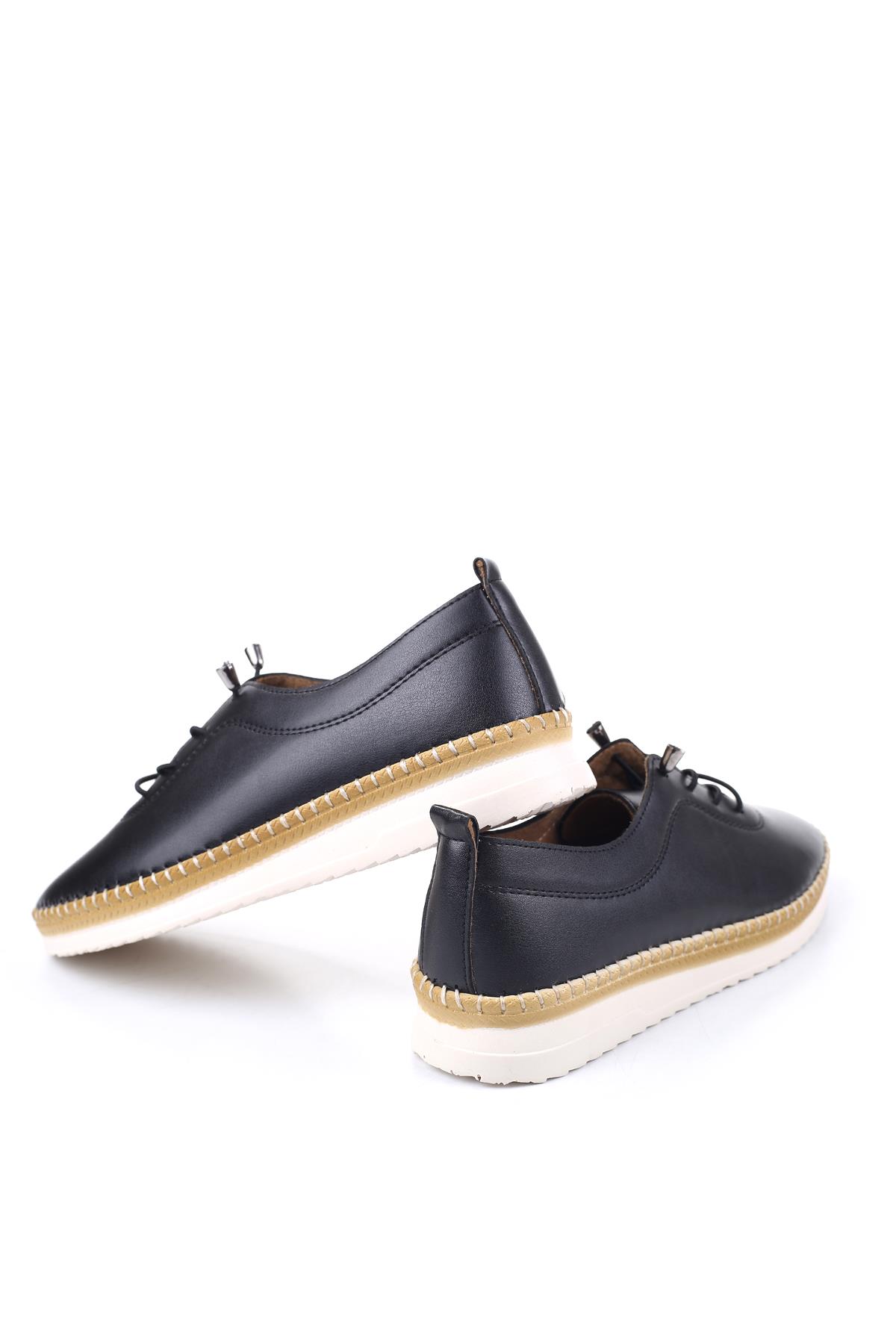 3642 Lastik Bağcıklı Ortopedik Günlük Kadın Ayakkabı - Görsel 5