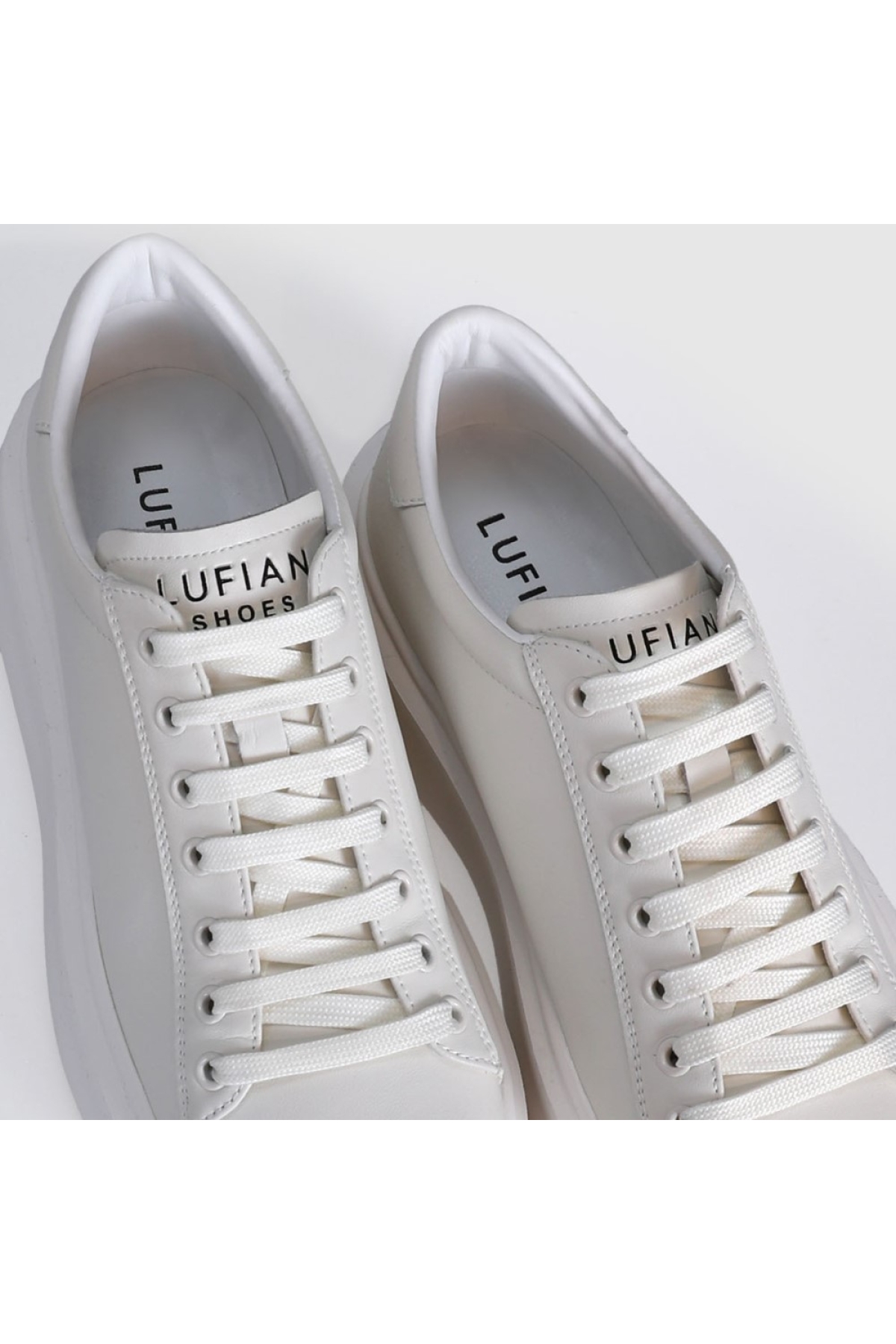 Lufıan Gage 112230205 Beyaz Deri Erkek Spor Ayakkabı - Görsel 4