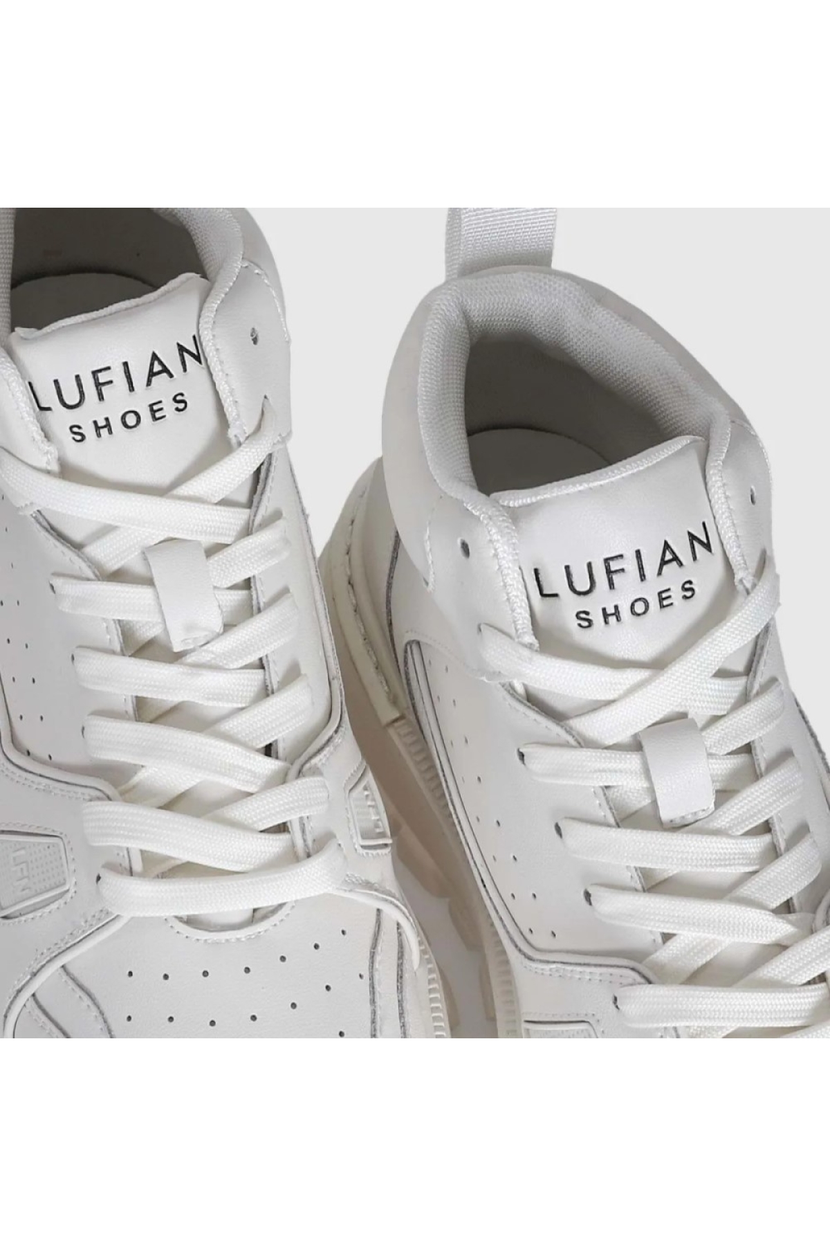 Lufıan Seth 111230236 Beyaz Erkek Deri Spor Ayakkabı - Görsel 3
