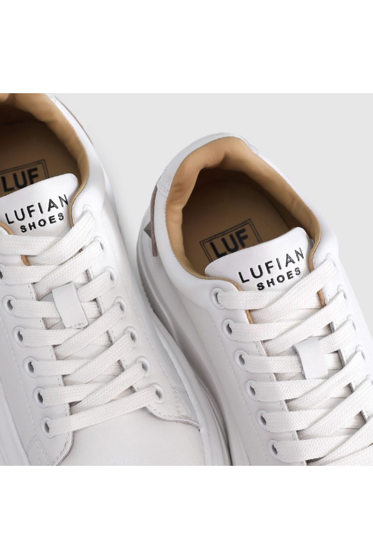 Lufıan Adel 121230017 Beyaz Deri Unisex Spor Ayakkabı - Görsel 5