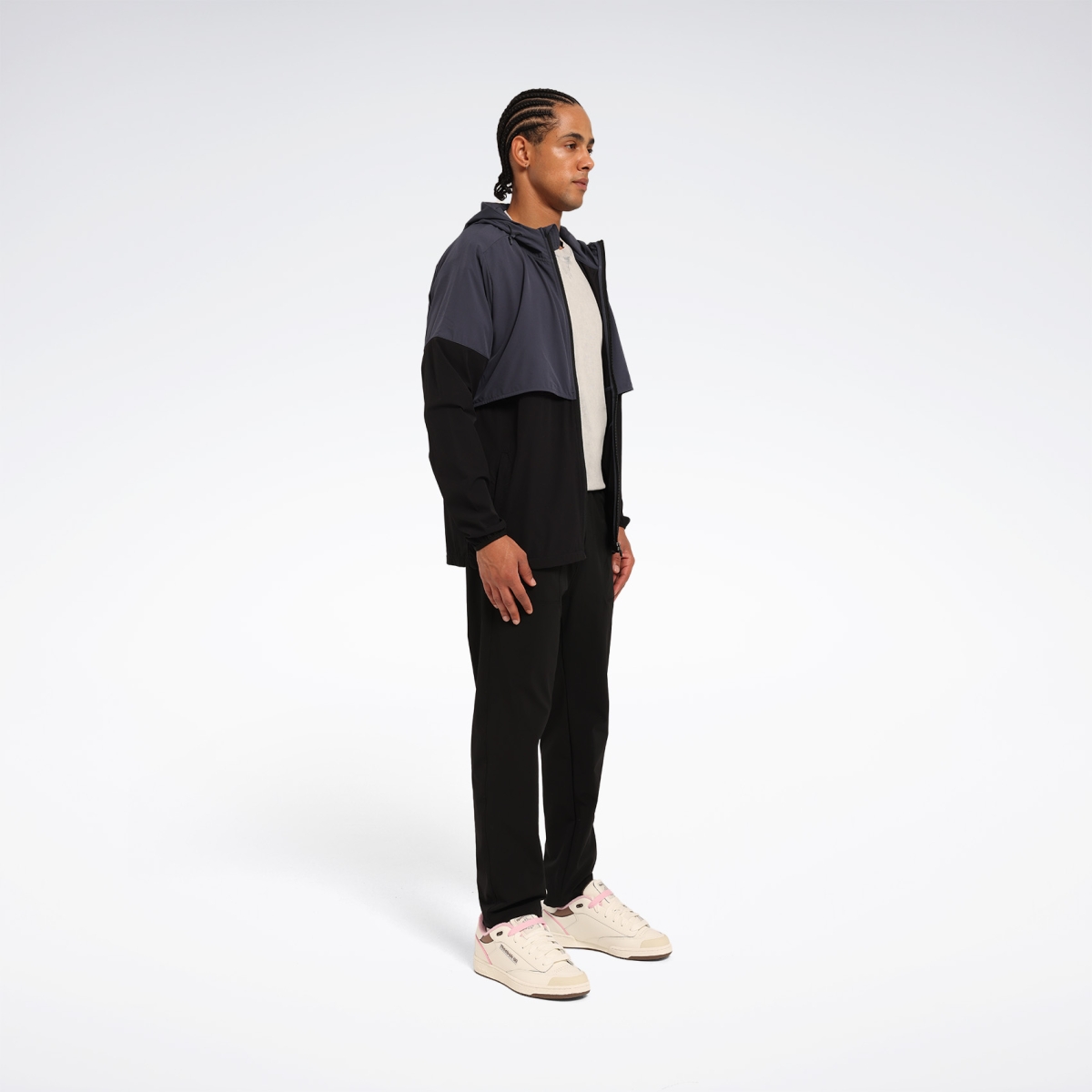 Reebok ZEVEN WIND JACKET Siyah Erkek Ceket