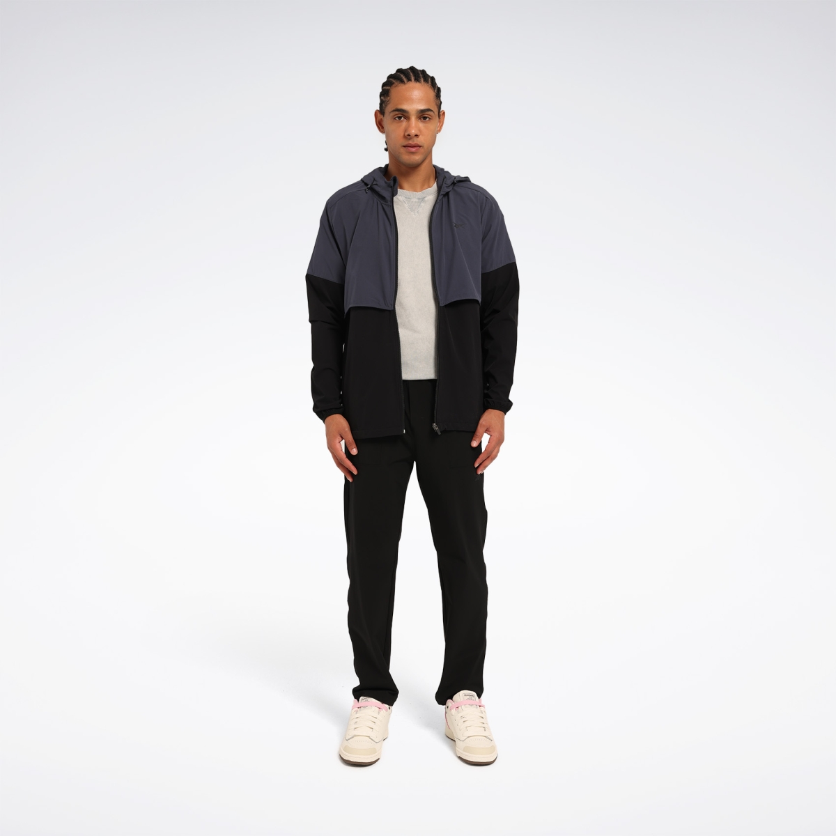 Reebok ZEVEN WIND JACKET Siyah Erkek Ceket