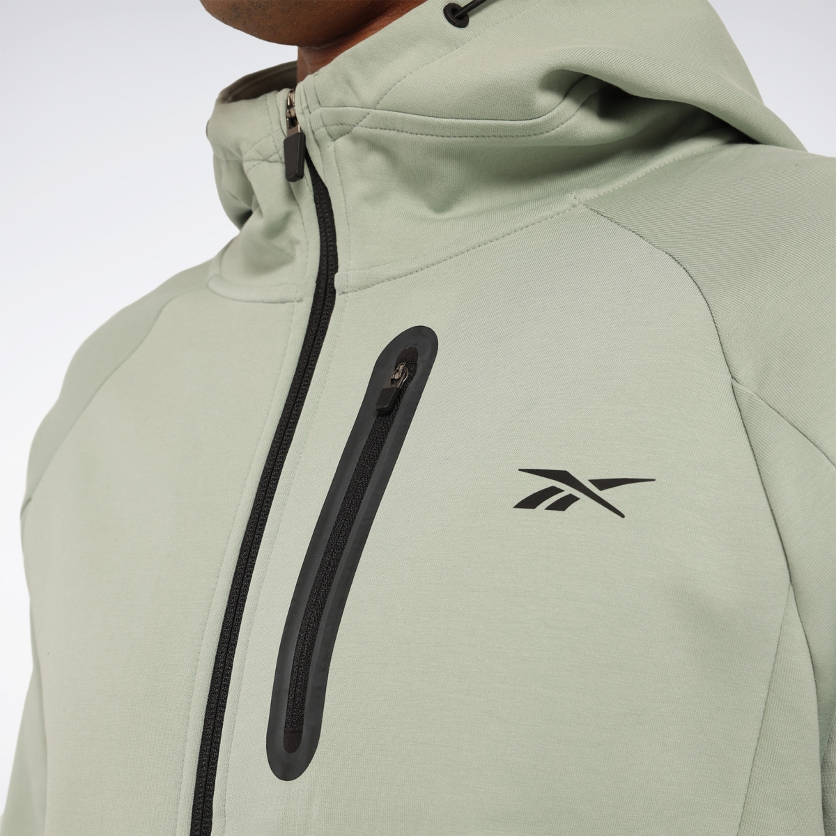 Reebok DESCE FZ Yeşil Erkek Eşofman Üstü