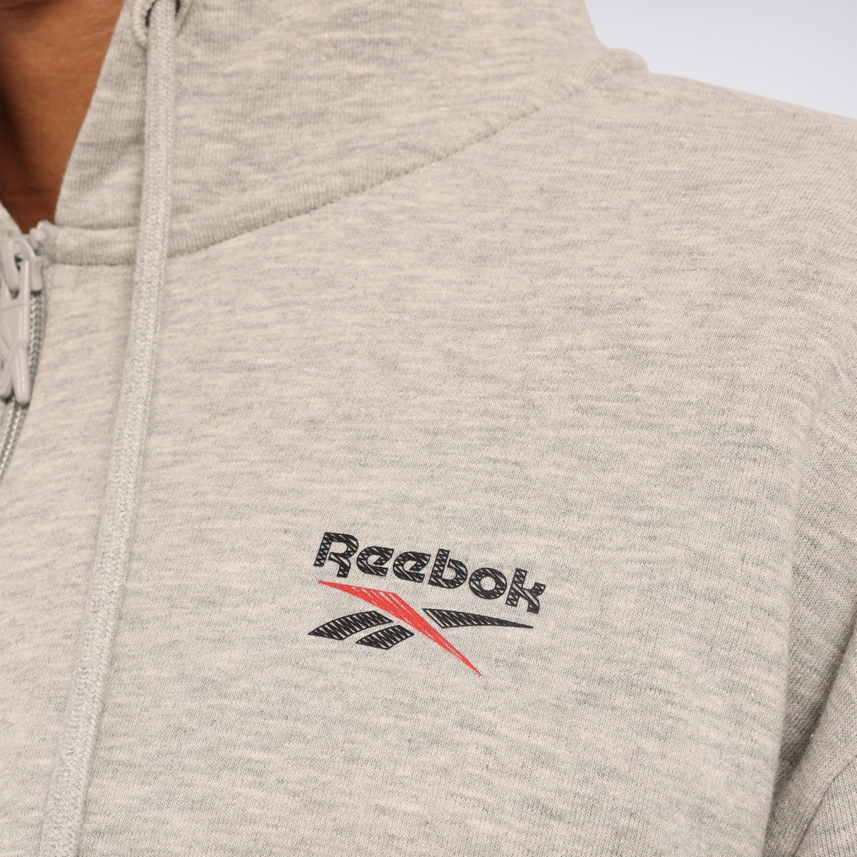 Reebok NEW ID REG FZ Gri Erkek Eşofman Üstü