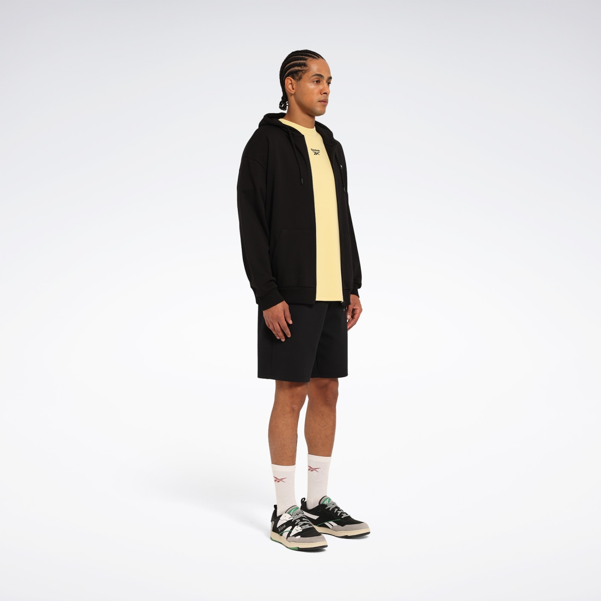 Reebok NEW ID REG FZ Siyah Erkek Eşofman Üstü