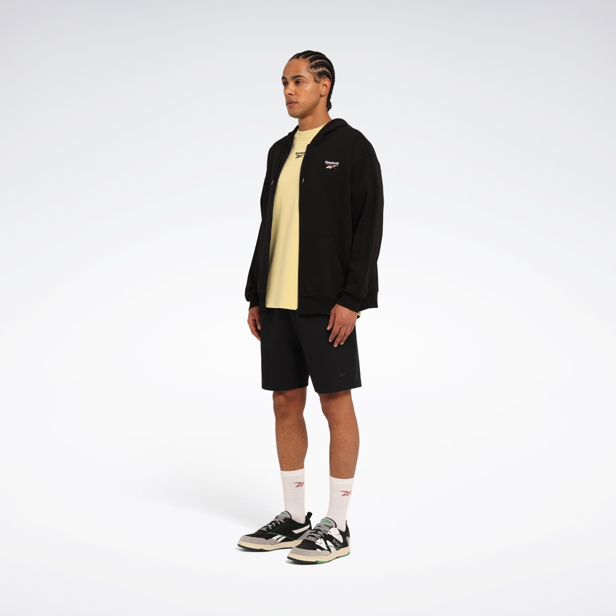 Reebok NEW ID REG FZ Siyah Erkek Eşofman Üstü