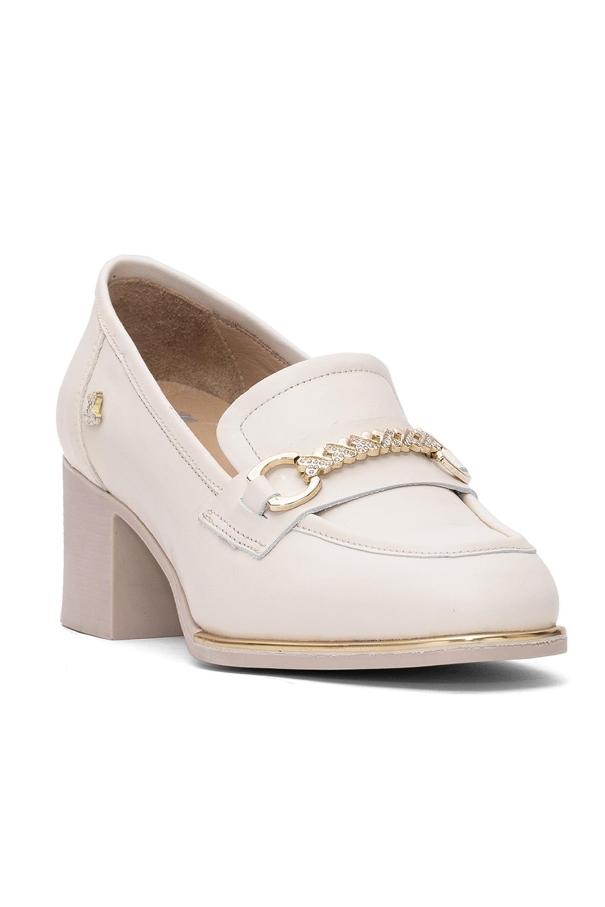 Ünve Hakiki Deri Comfort Ortopedik Kadın Topuklu Ayakkabı - Görsel 2