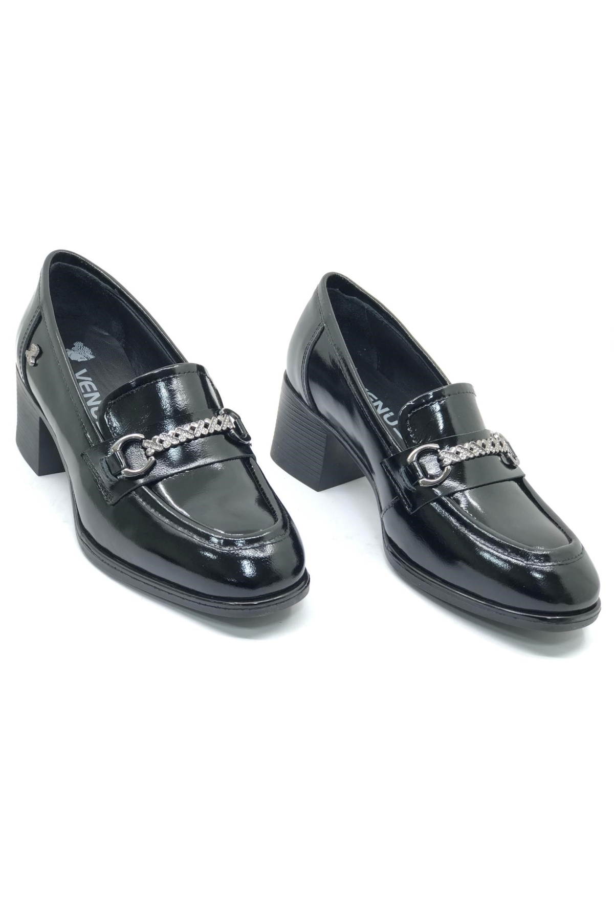 Ünve Hakiki Deri Comfort Ortopedik Kadın Topuklu Ayakkabı - Görsel 6