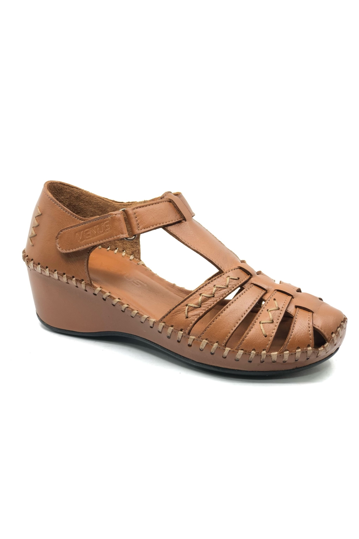 Miqula Hakiki Deri Comfort Ortopedik Kadın Sandalet - Görsel 2