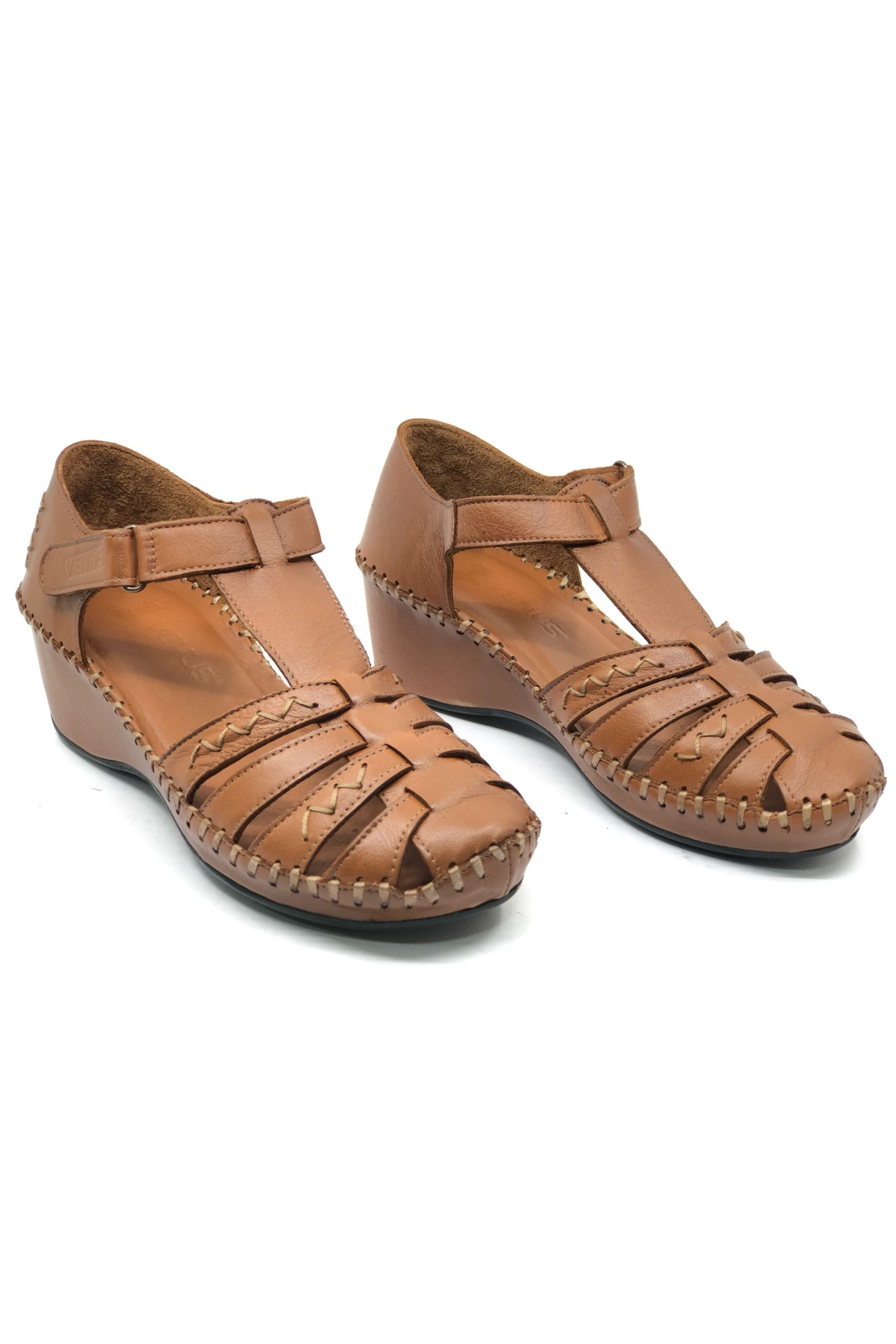 Miqula Hakiki Deri Comfort Ortopedik Kadın Sandalet - Görsel 4