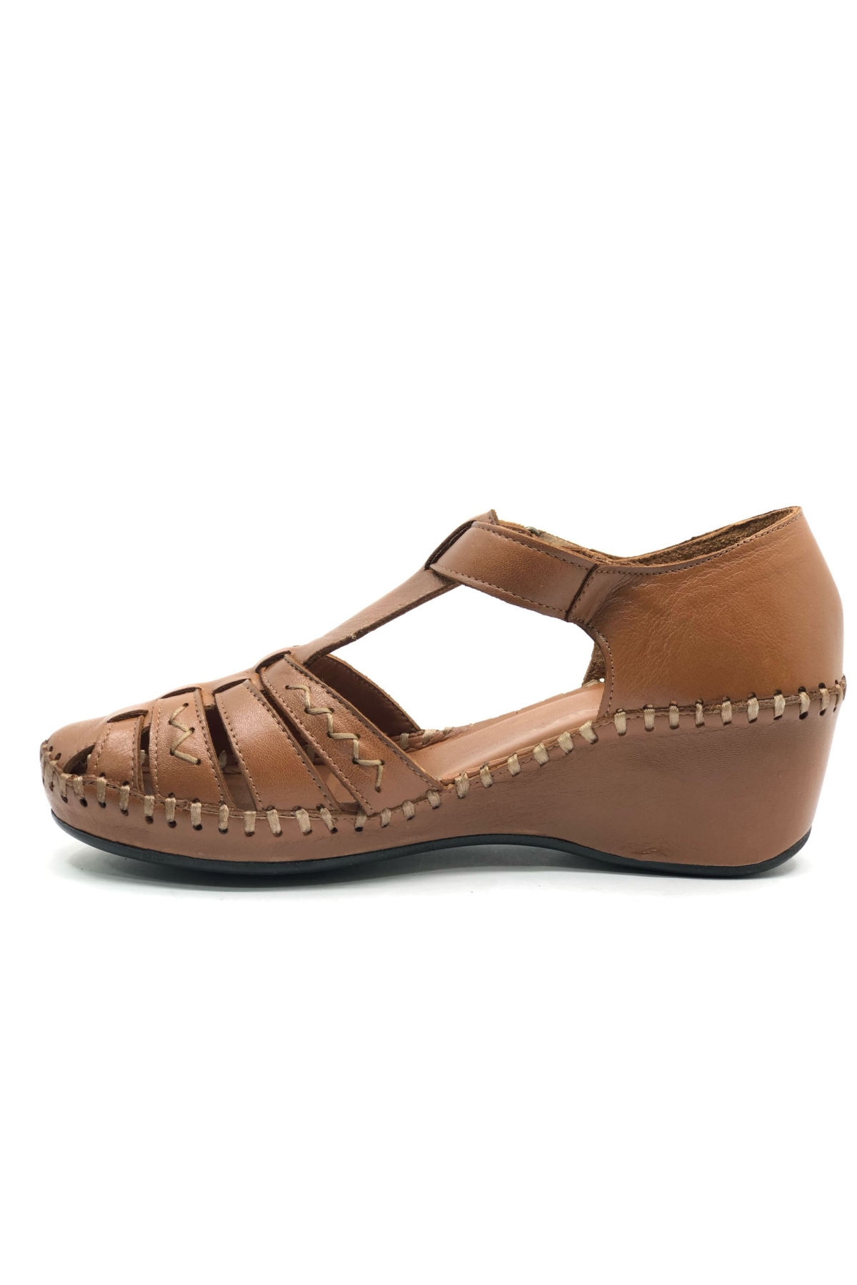 Miqula Hakiki Deri Comfort Ortopedik Kadın Sandalet - Görsel 7