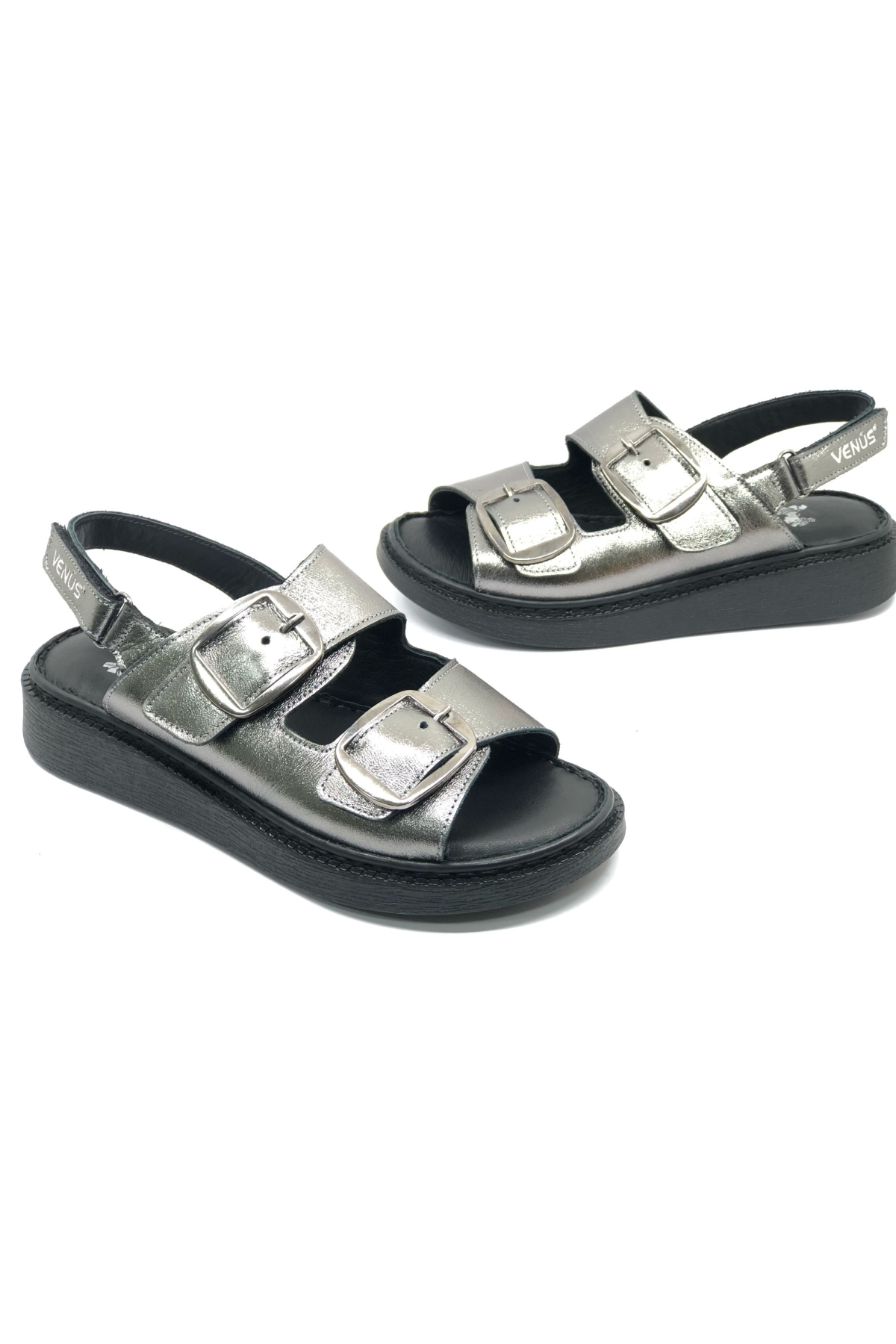 Vini Hakiki Deri Comfort Ortopedik Kadın Sandalet - Görsel 2
