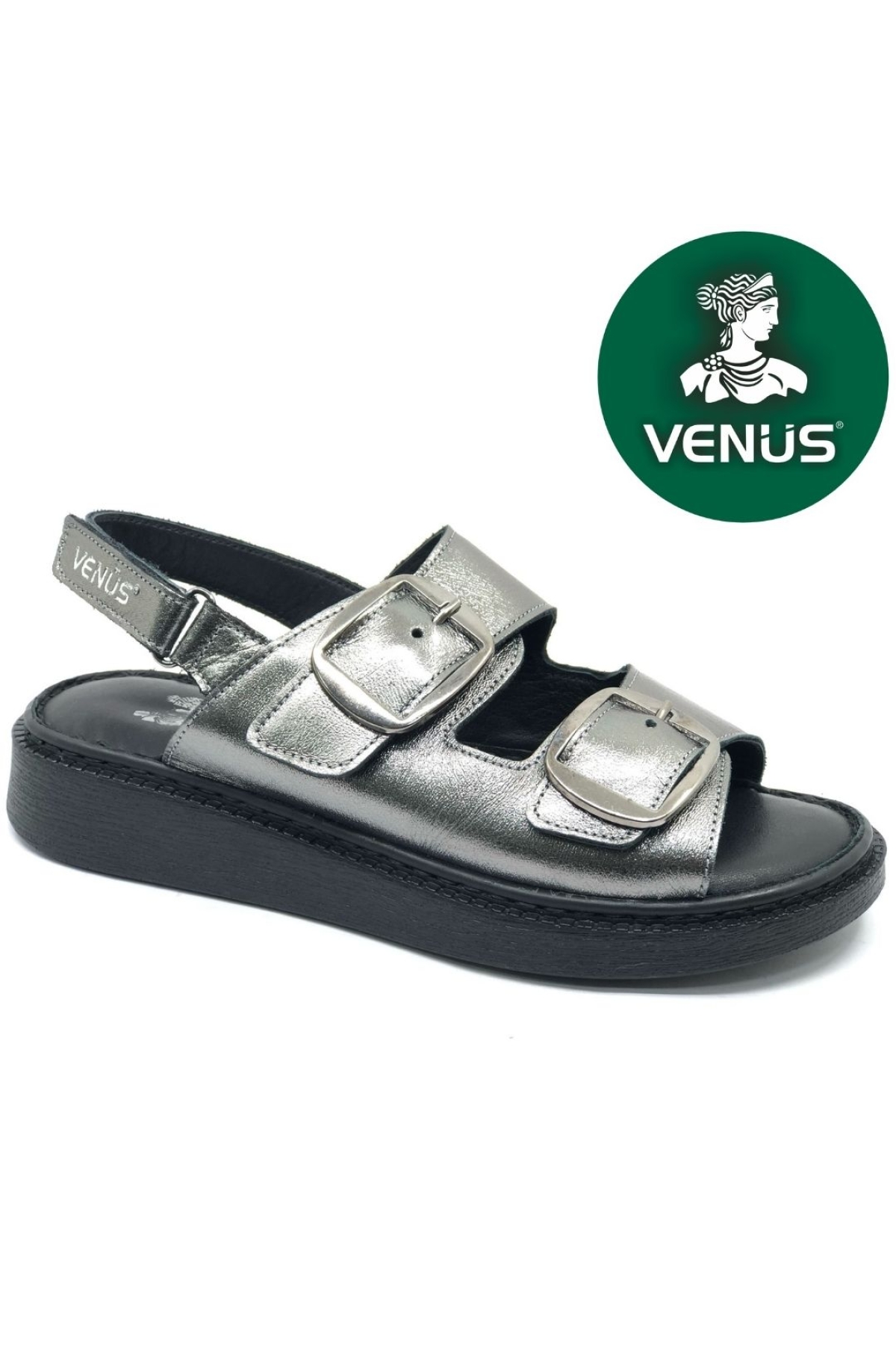 Vini Hakiki Deri Comfort Ortopedik Kadın Sandalet - Görsel 3