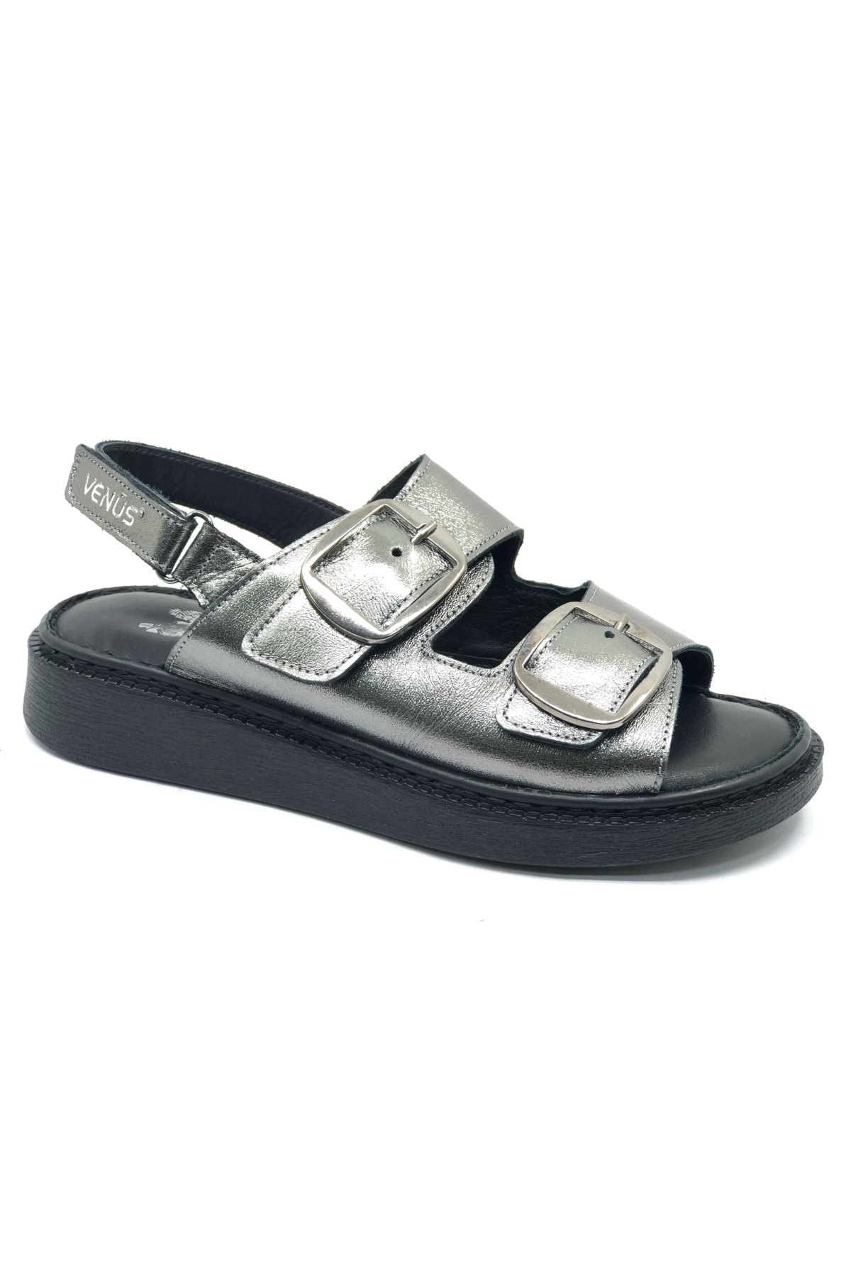 Vini Hakiki Deri Comfort Ortopedik Kadın Sandalet - Görsel 5