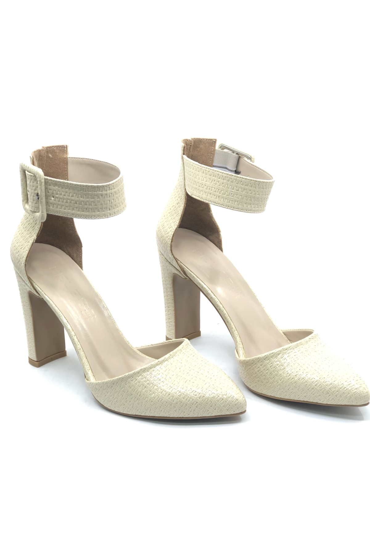 Bilek Detaylı Stiletto Kadın Topuklu Ayakkabı - Görsel 4